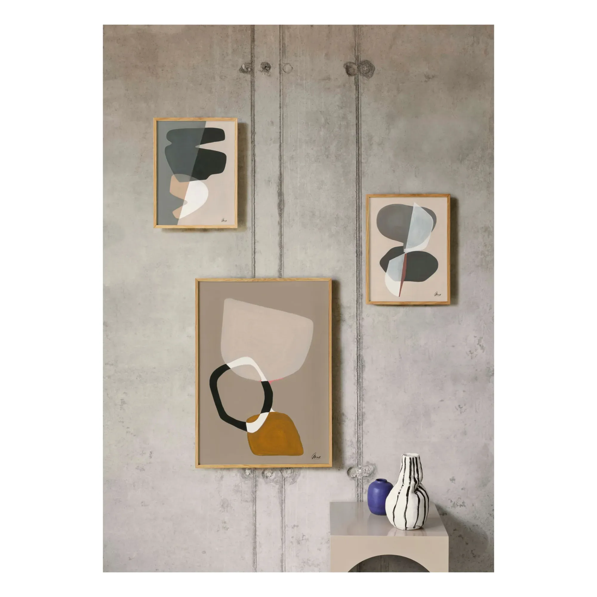 Mae Studio Composition 03 Poster - Multicoloured alternate view