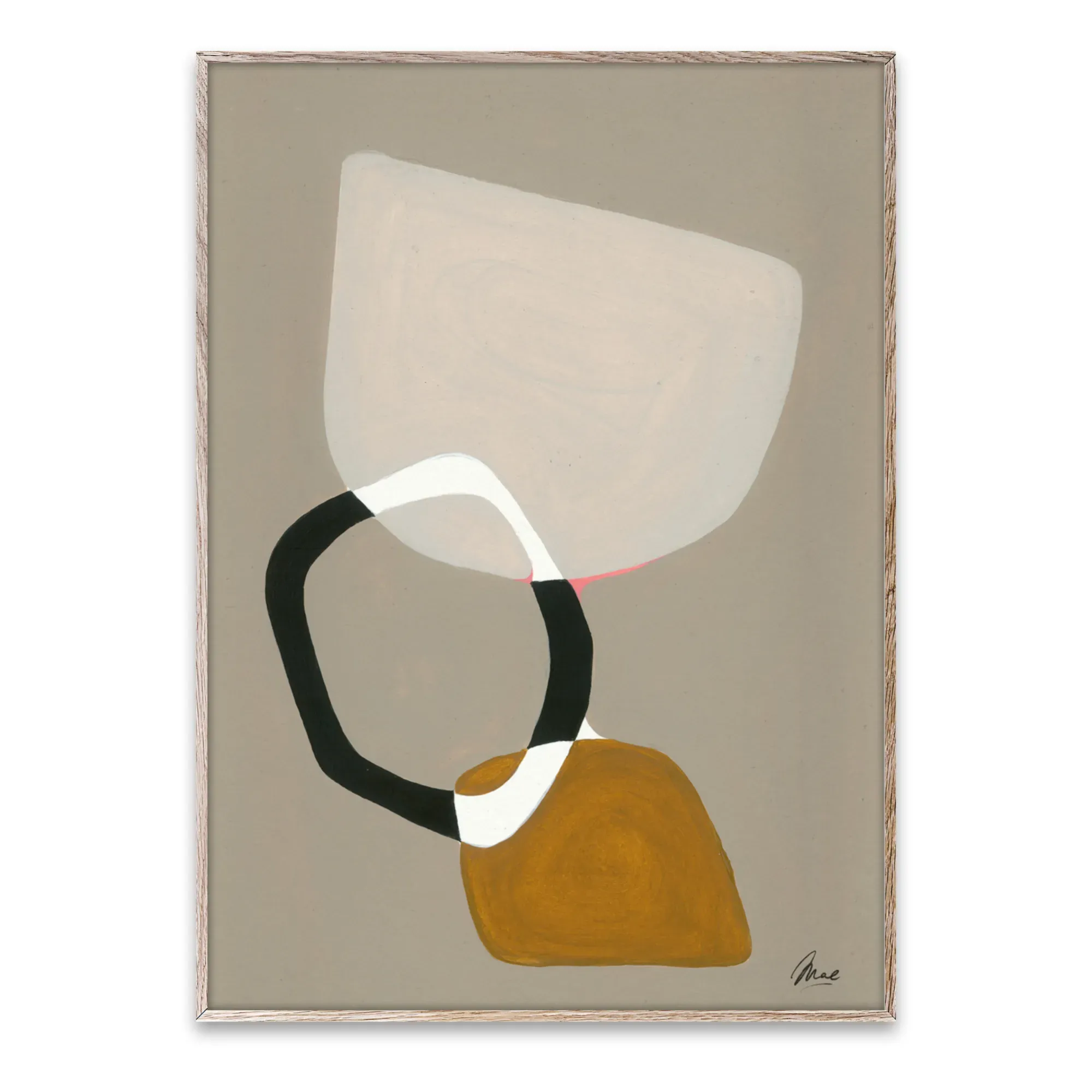 Mae Studio Composition 03 Poster - Multicoloured product