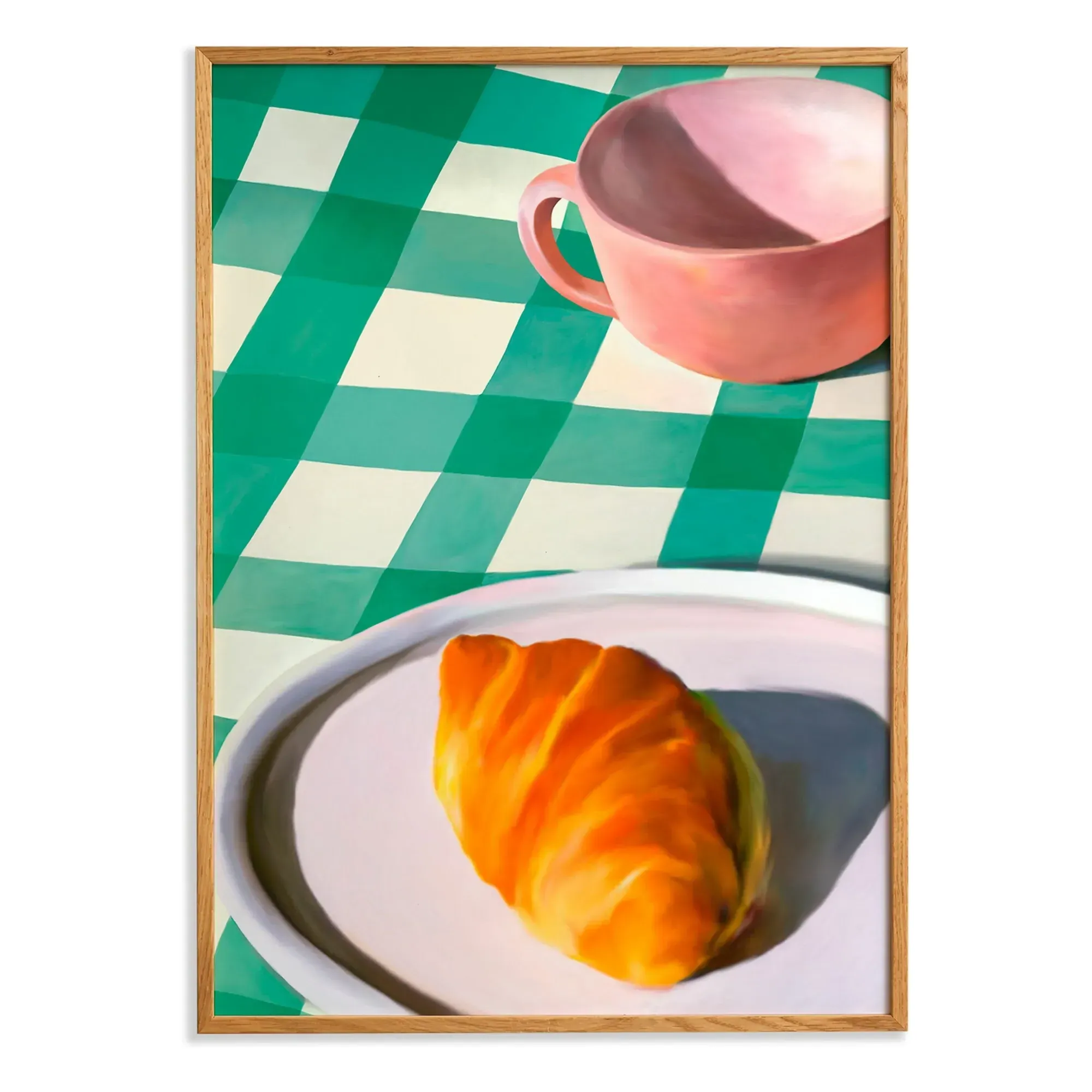 Misfitting Things French Sunday Art Print - Green product