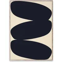 Nina Bruun Solid Shape 01 Poster - Multicoloured alternate view