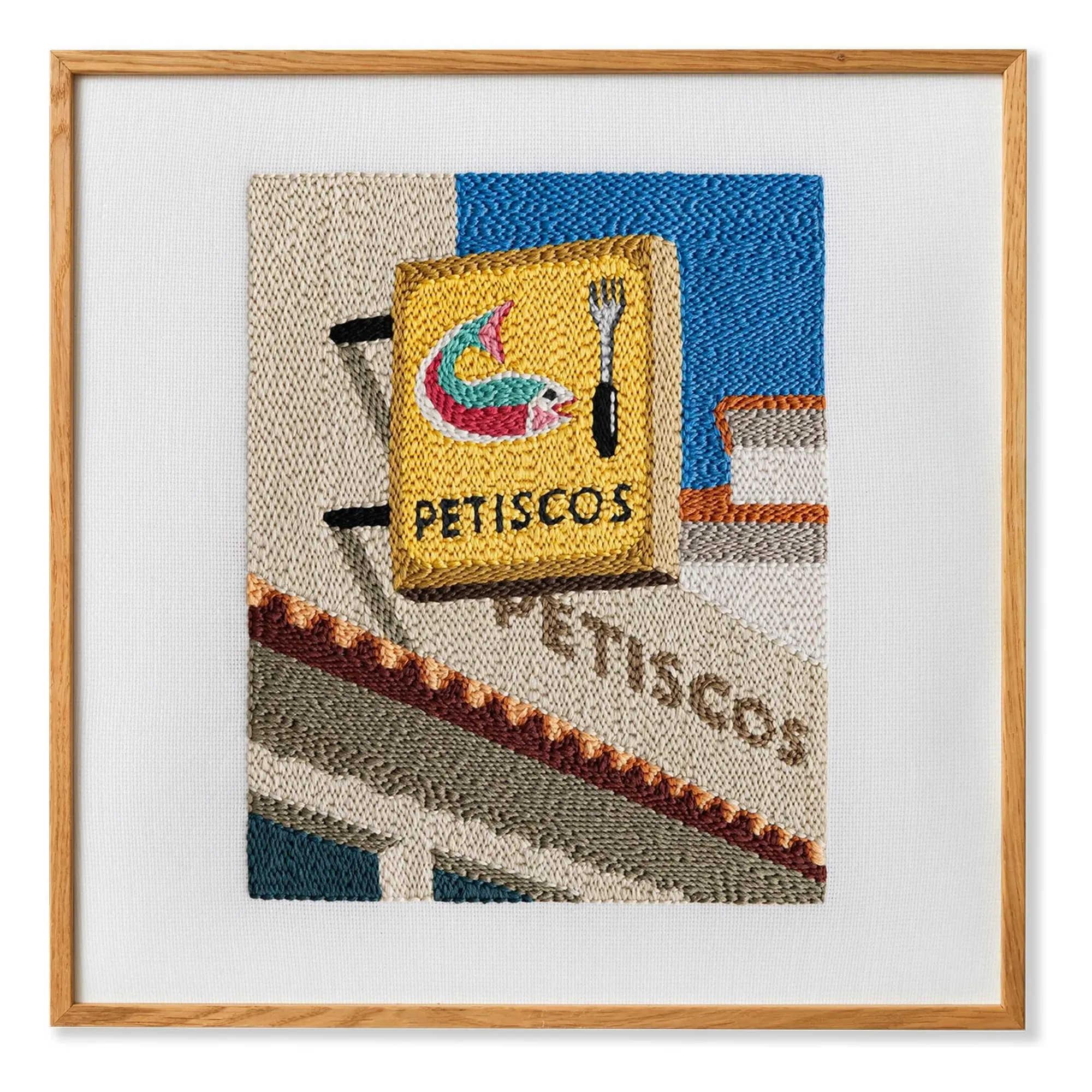 Petiscos by Adrianna Matzeg Square Art Print - Multicoloured product