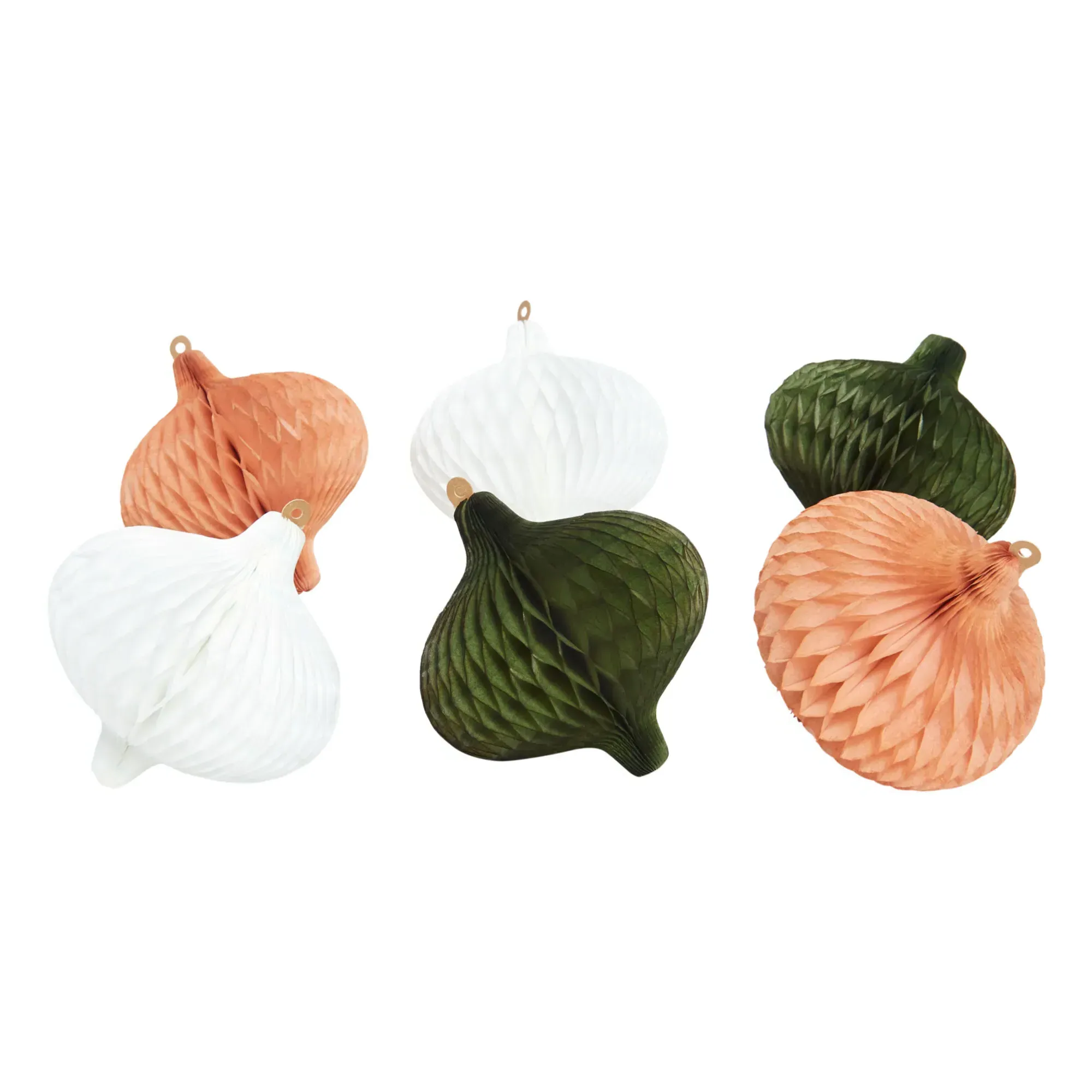 FSC Paper Decorative Balls Set of 6 - Multicoloured product