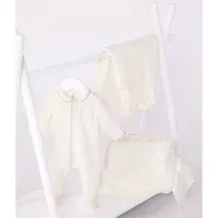 Dors Bien Sleeping Bag and Muslin Set with Suitcase - Ecru, Cotton alternate view