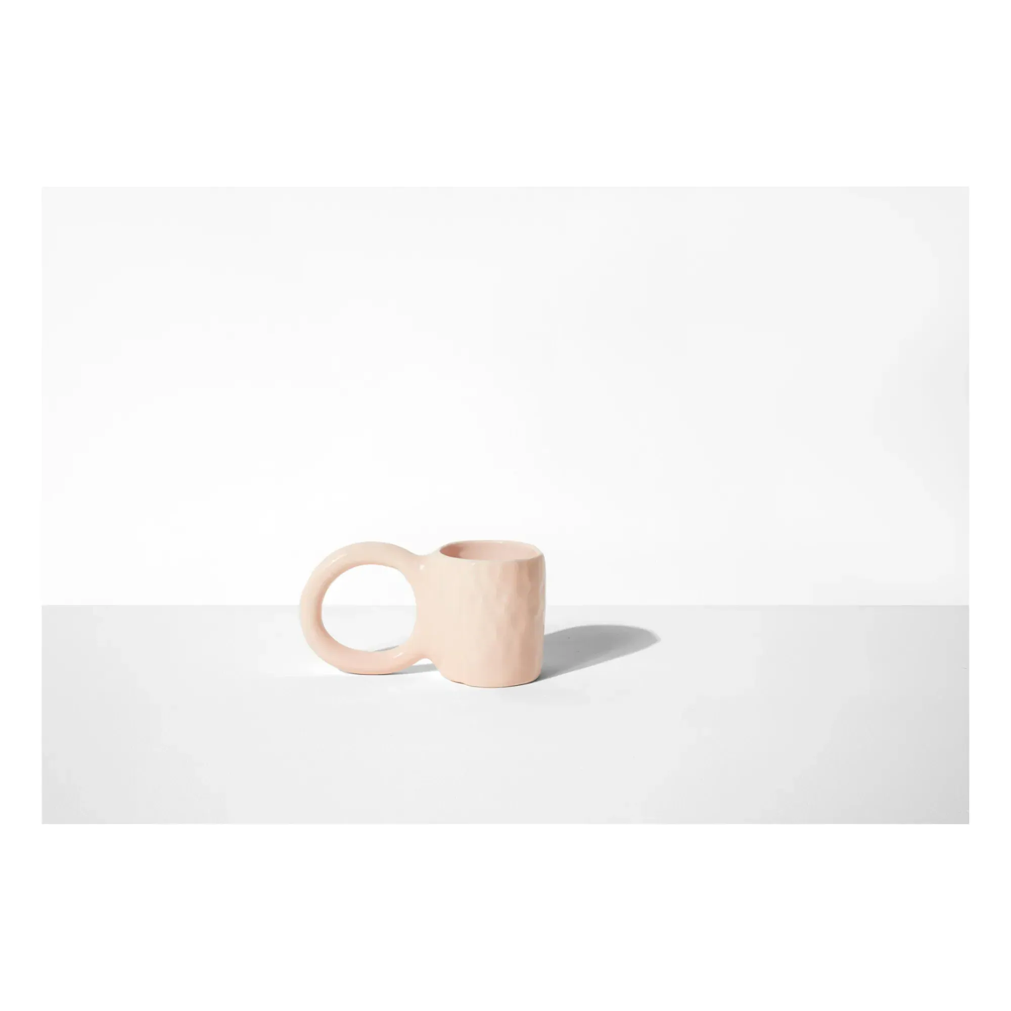 Donut Pia Chevalier Mug - Pink, Glazed Earthenware alternate view