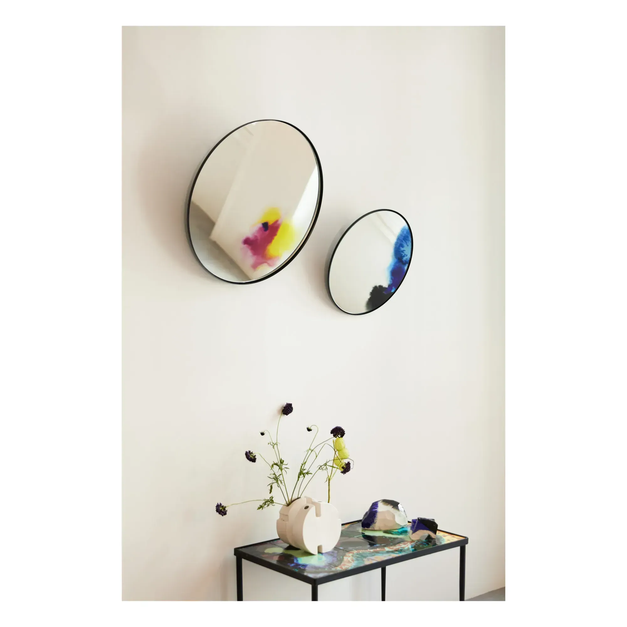 Francis Constance Guisset Wall Mirror - Blue, Aluminium alternate view