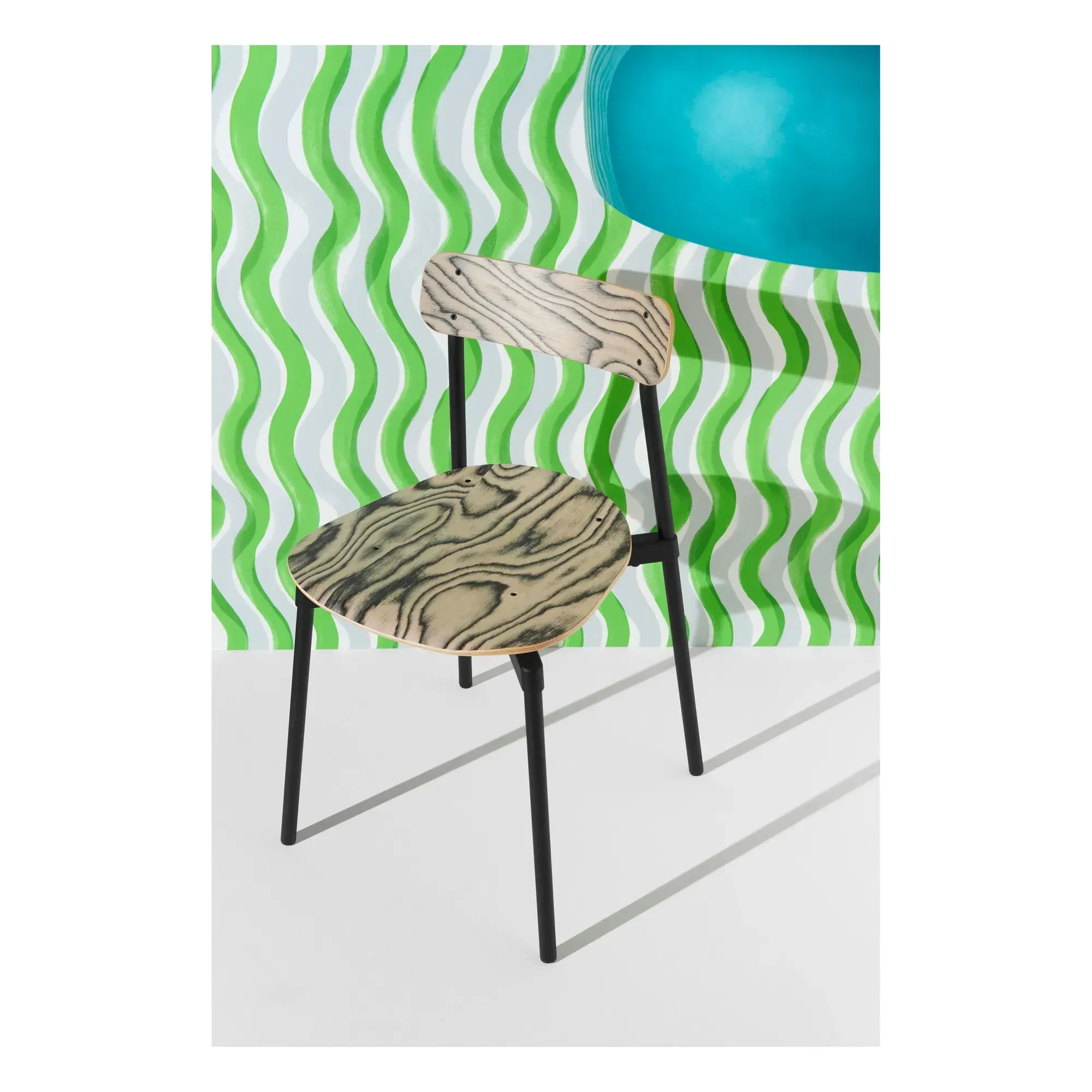 Fromme Dining Chair - Black, Beech Plywood alternate view
