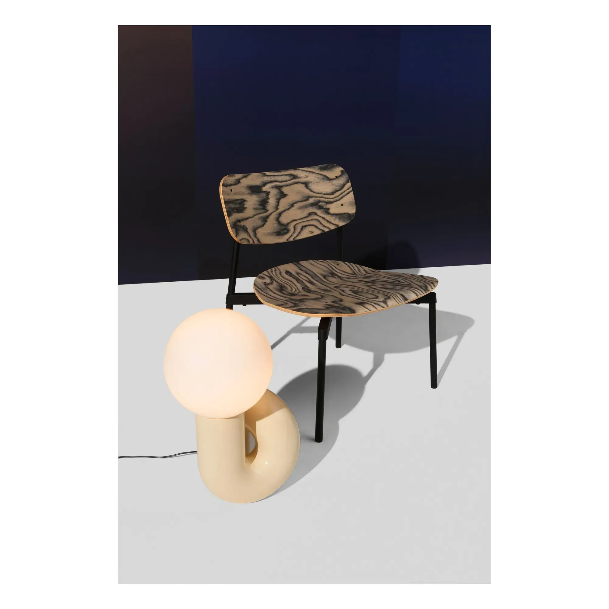 Fromme Lounge Chair - Black, Beechwood alternate view