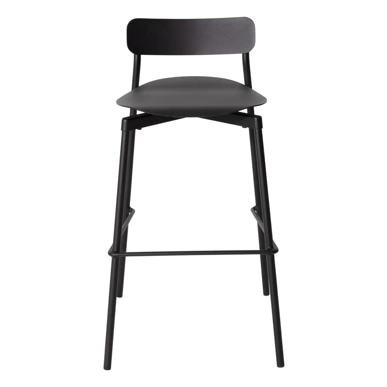 Fromme Metal Bar Stool - Black, Aluminium product