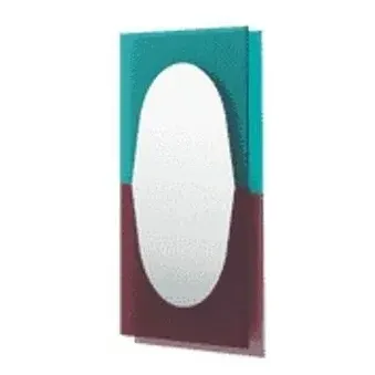 Wander AC/AL Studio Rectangular Wall Mirror - Cherry Red, Glass alternate view