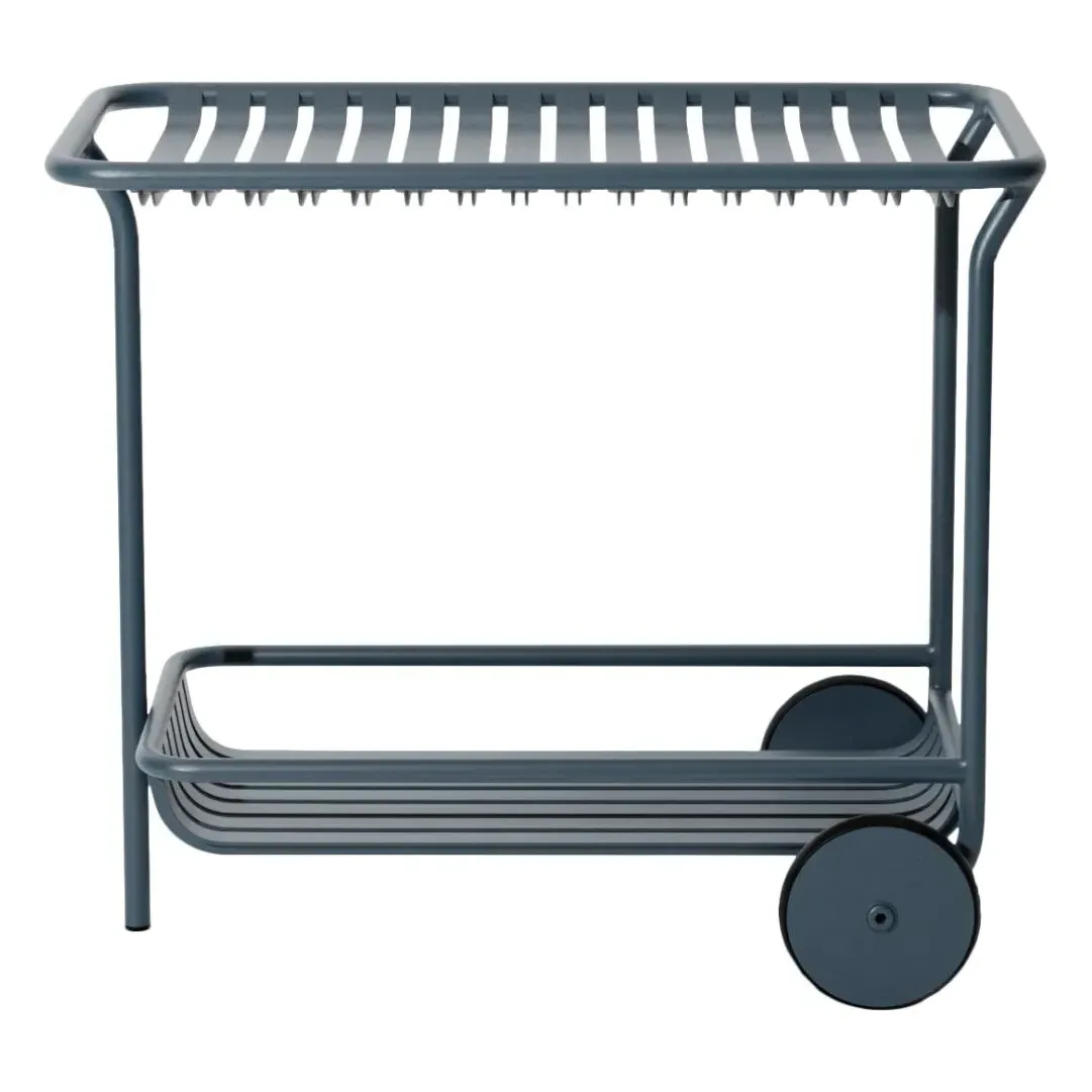 Week-End Sideboard with Castors - Grey Blue, Aluminium product