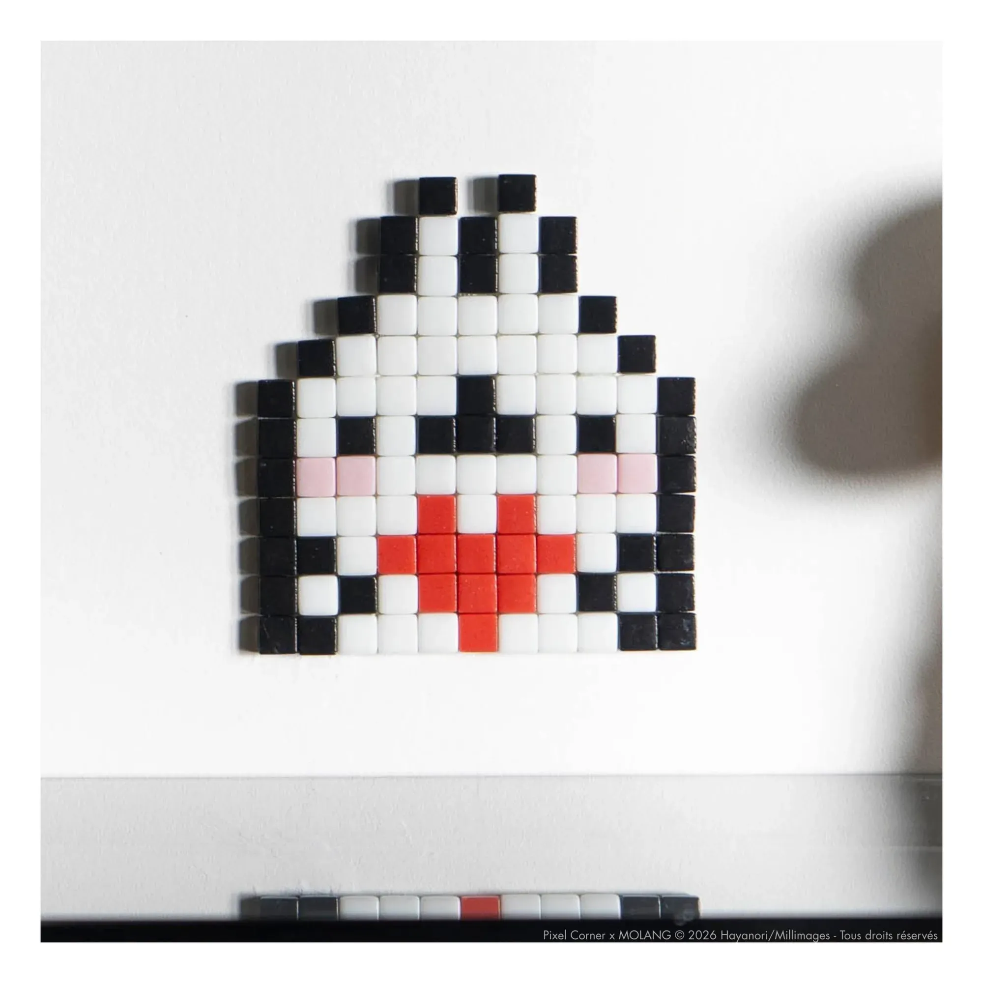 Molang & Love Pixel Art Kit - White, Recycled Glass alternate view