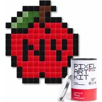 Pixel Corner Big Apple Pixel Art Kit - Red, Recycled Glass alternate view