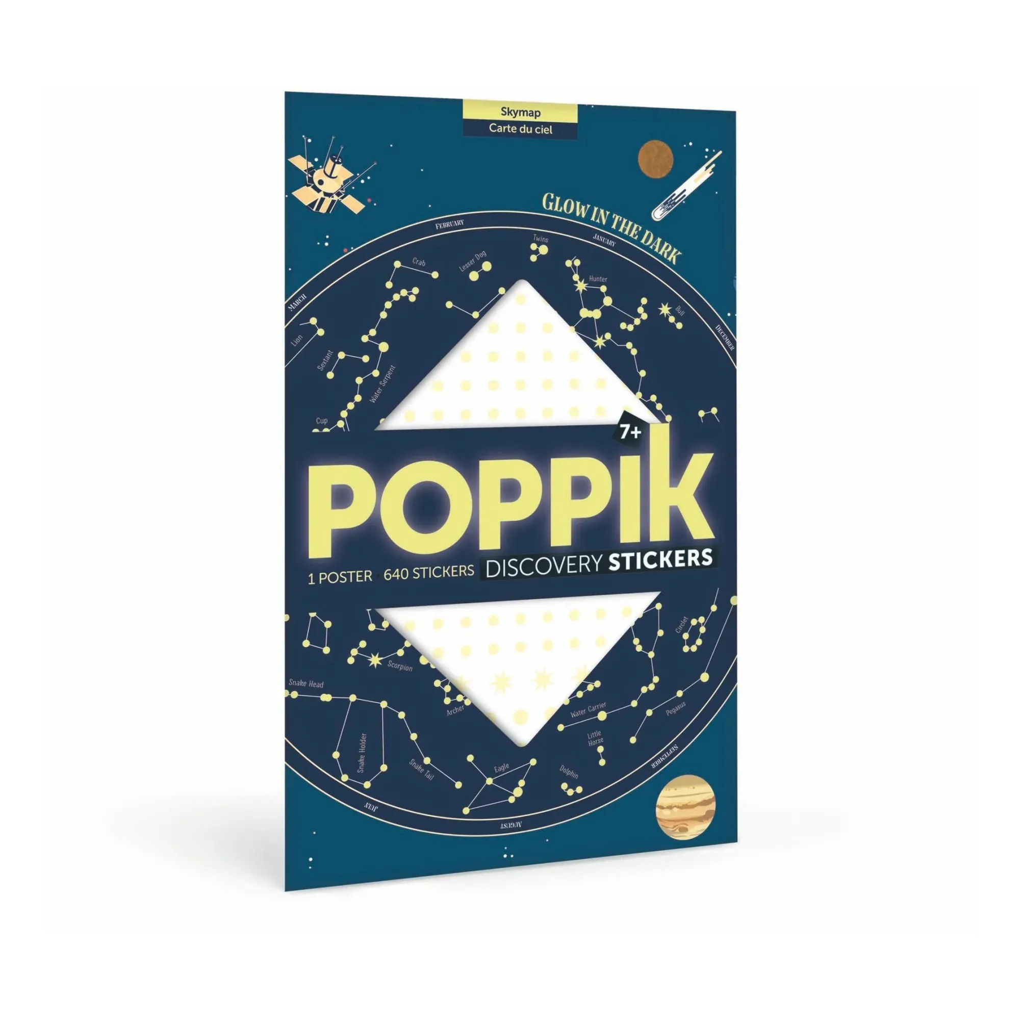 Poppik Constellation Poster with Stickers - Multicoloured product