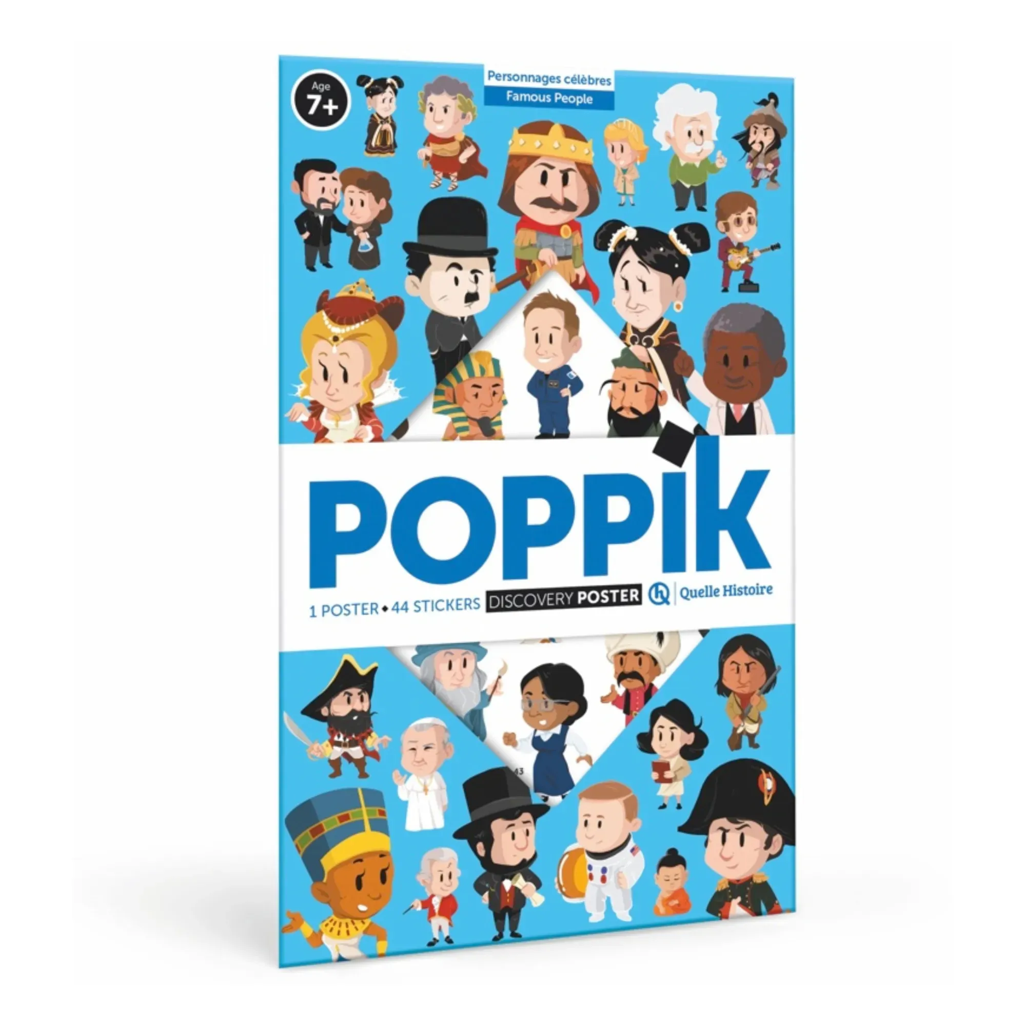 Poppik Famous People Sticker Poster - Multicoloured, Paper product