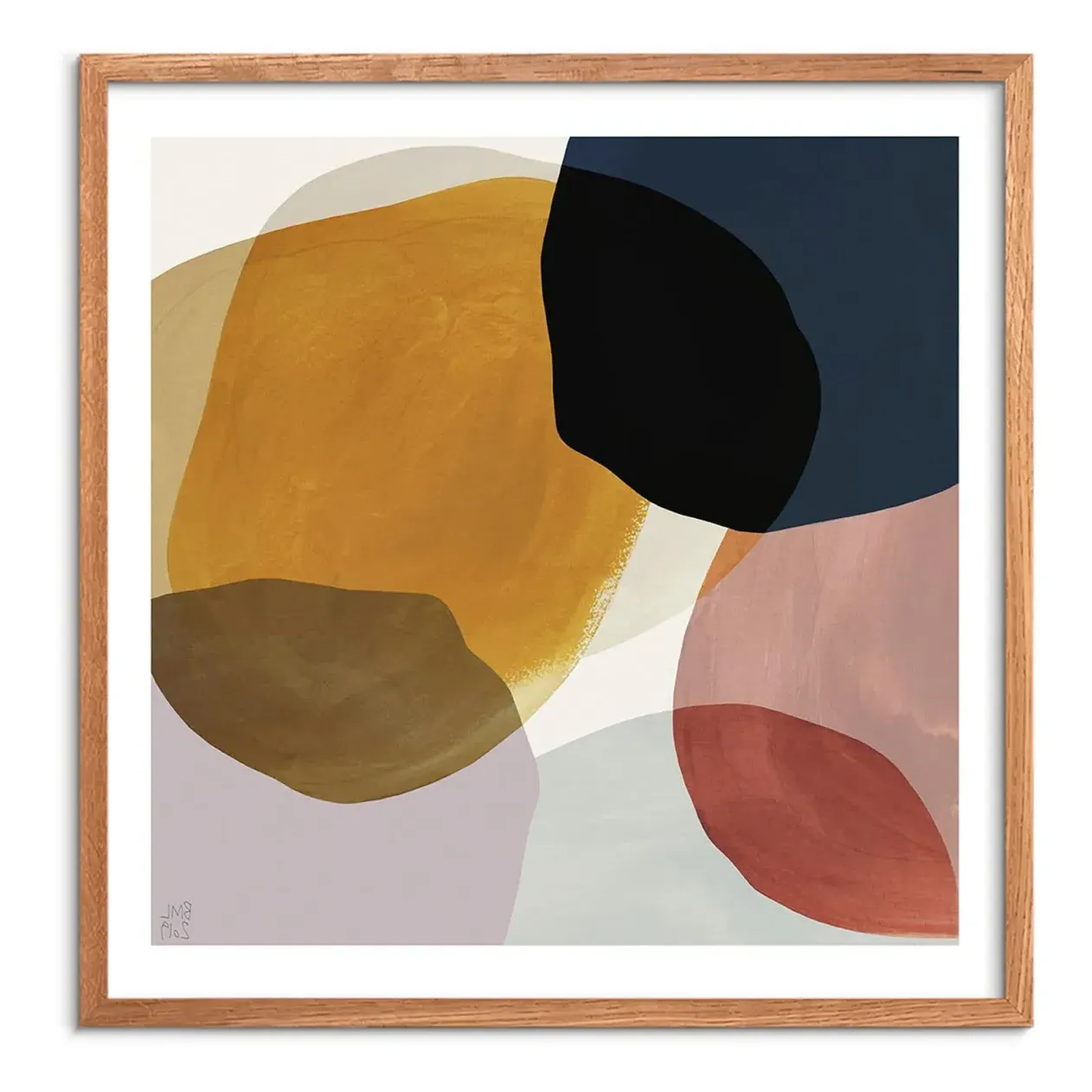 Berit Mogensen Lopez Square Poster - Multicoloured product