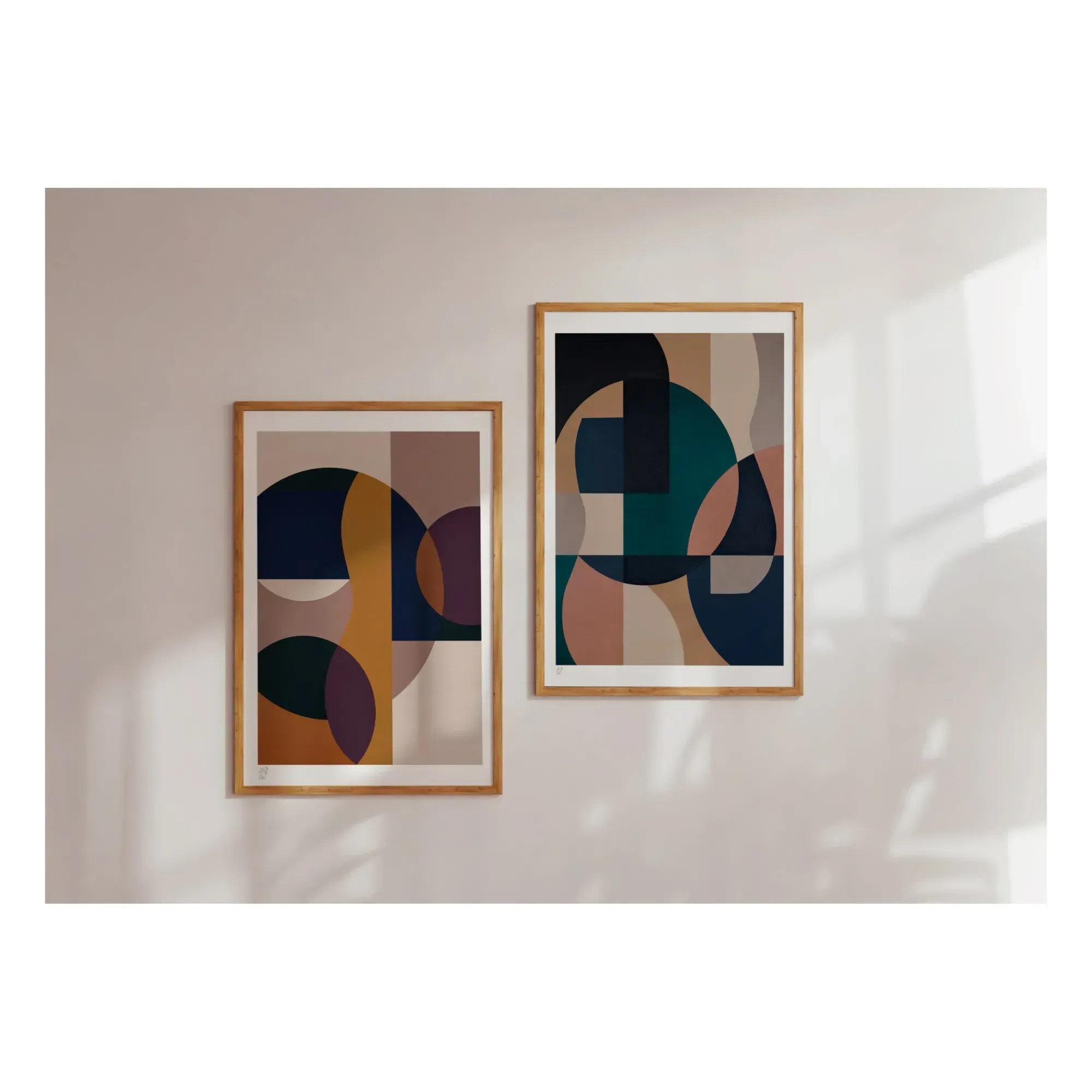 Circle 02 Poster Unframed - Multicoloured alternate view