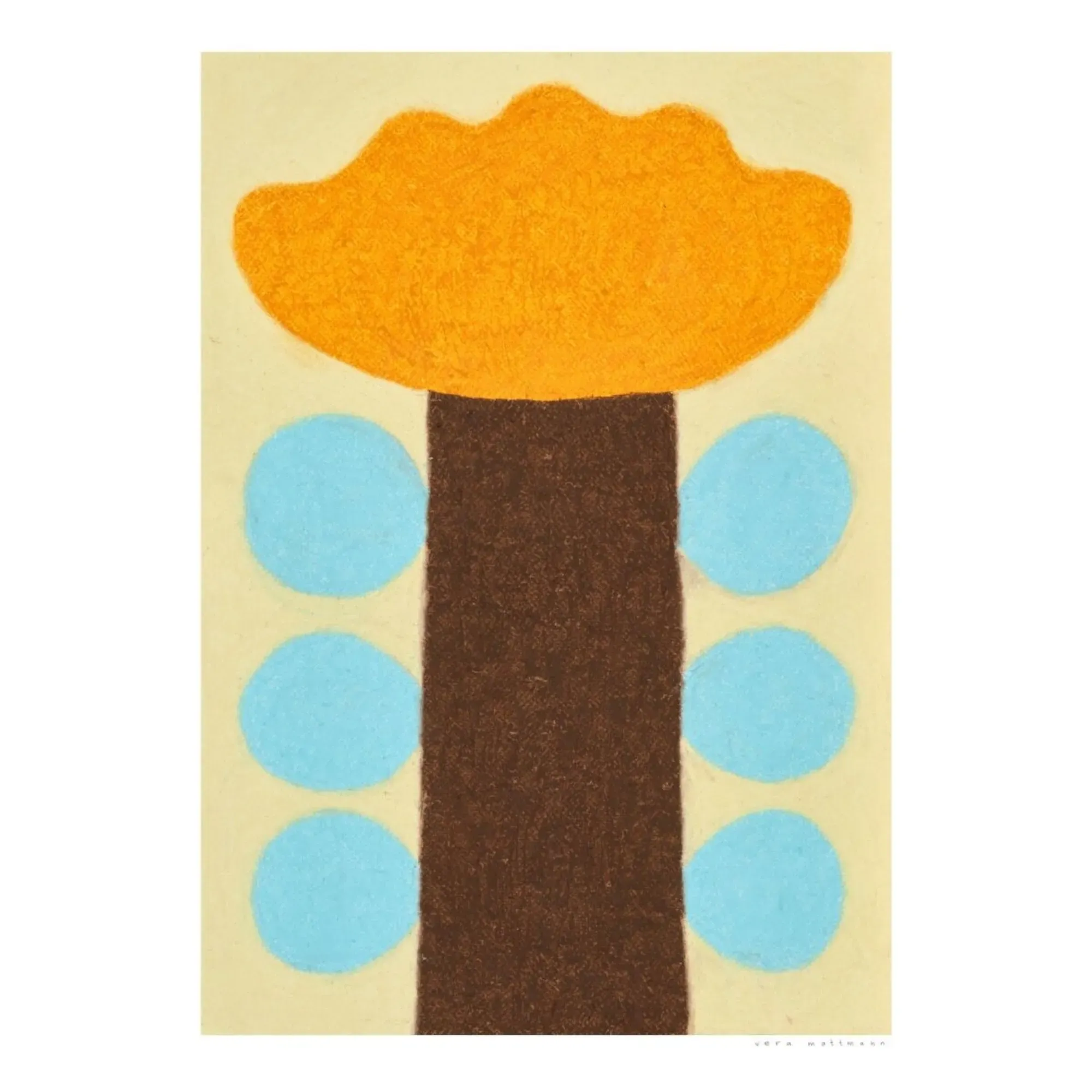 The Poster Club x Vera Mattmann Fiore Poster - Multicoloured, Paper product