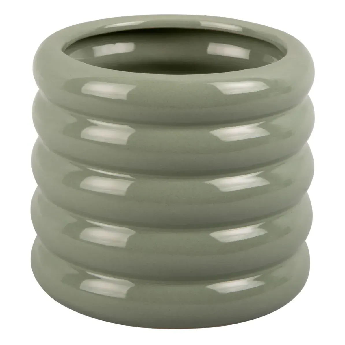 Bobby Ceramic Planter Pot - Verdigris product