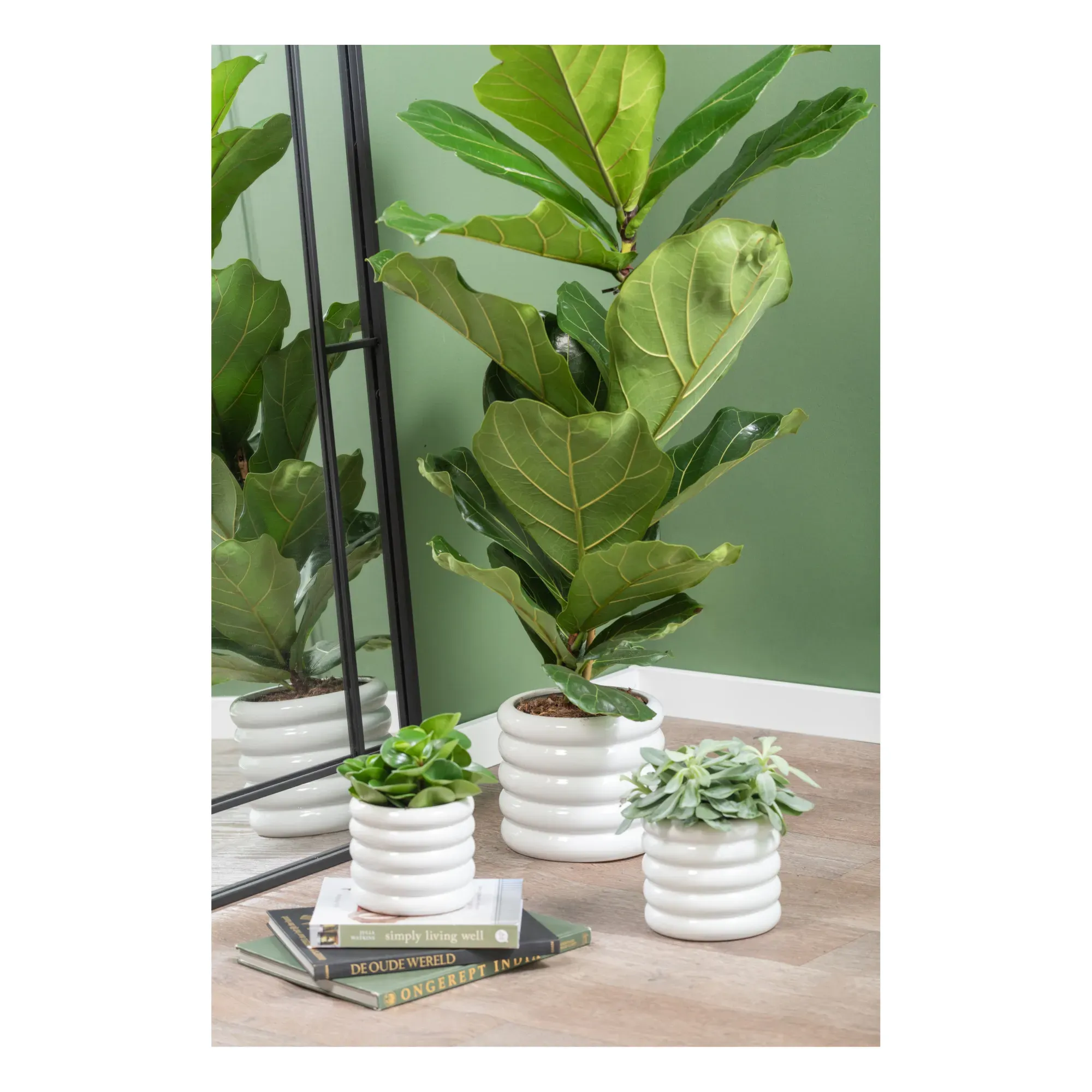 Bobby Ceramic Planter Pot - White alternate view
