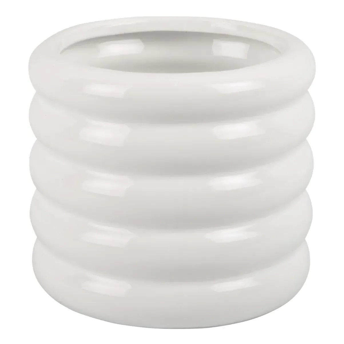 Bobby Ceramic Planter Pot - White product