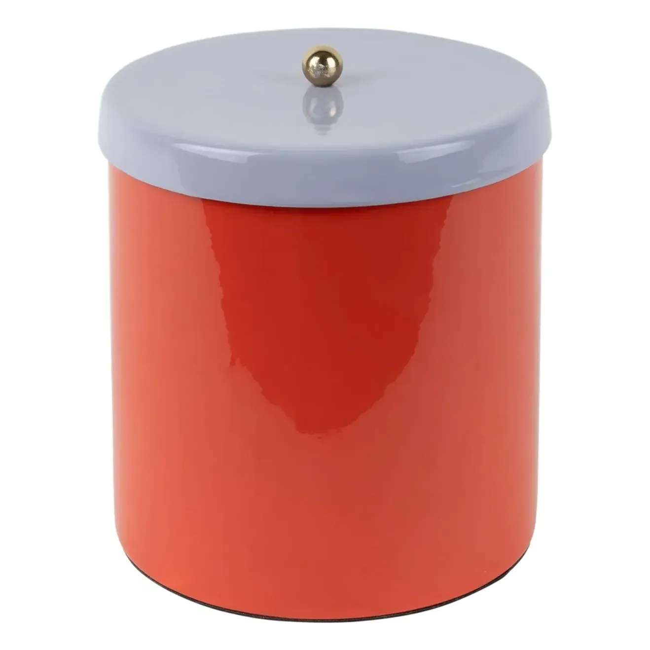 Funky Retro Double Plant Pot - Red, Iron product