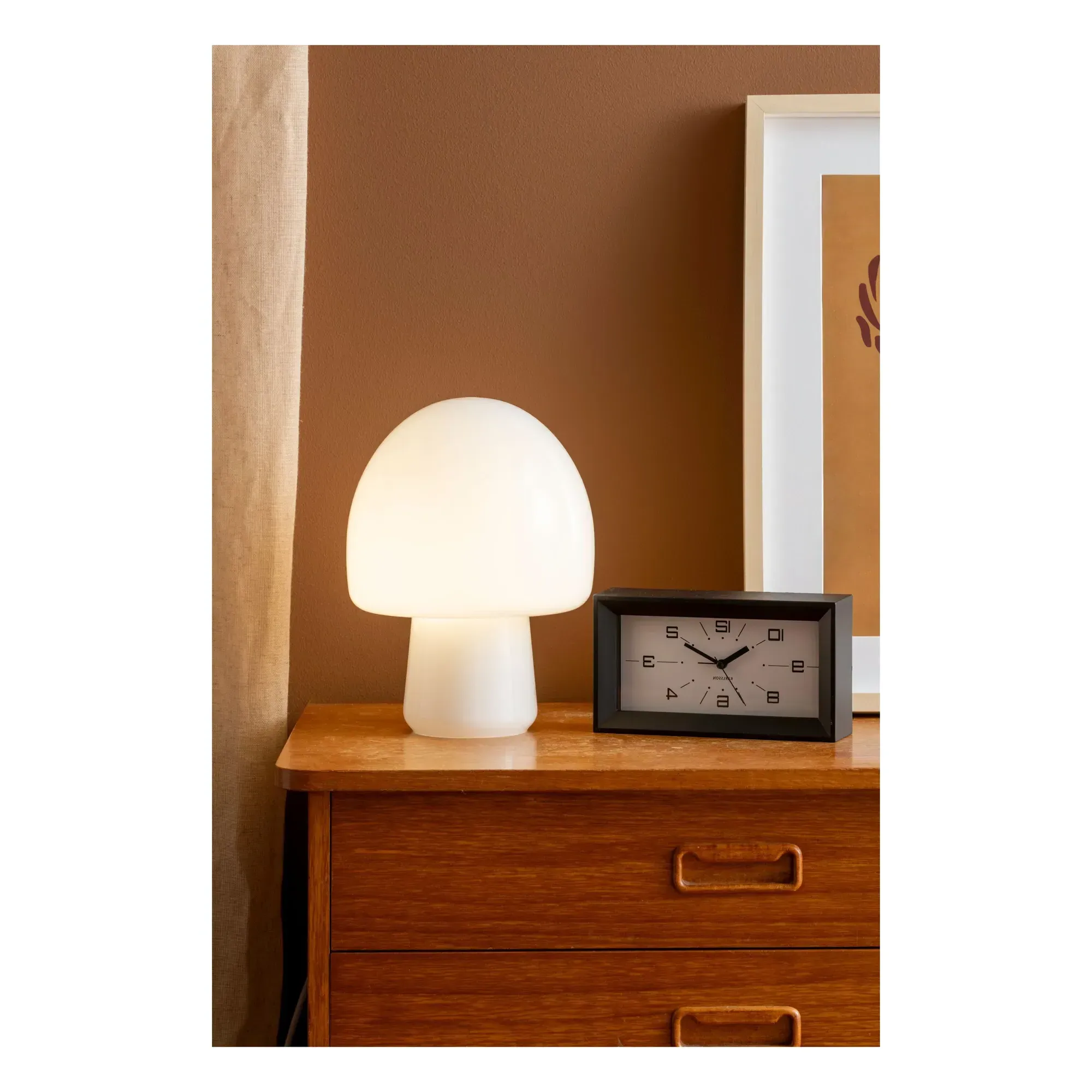 Gozar Table Lamp - White, Glass alternate view