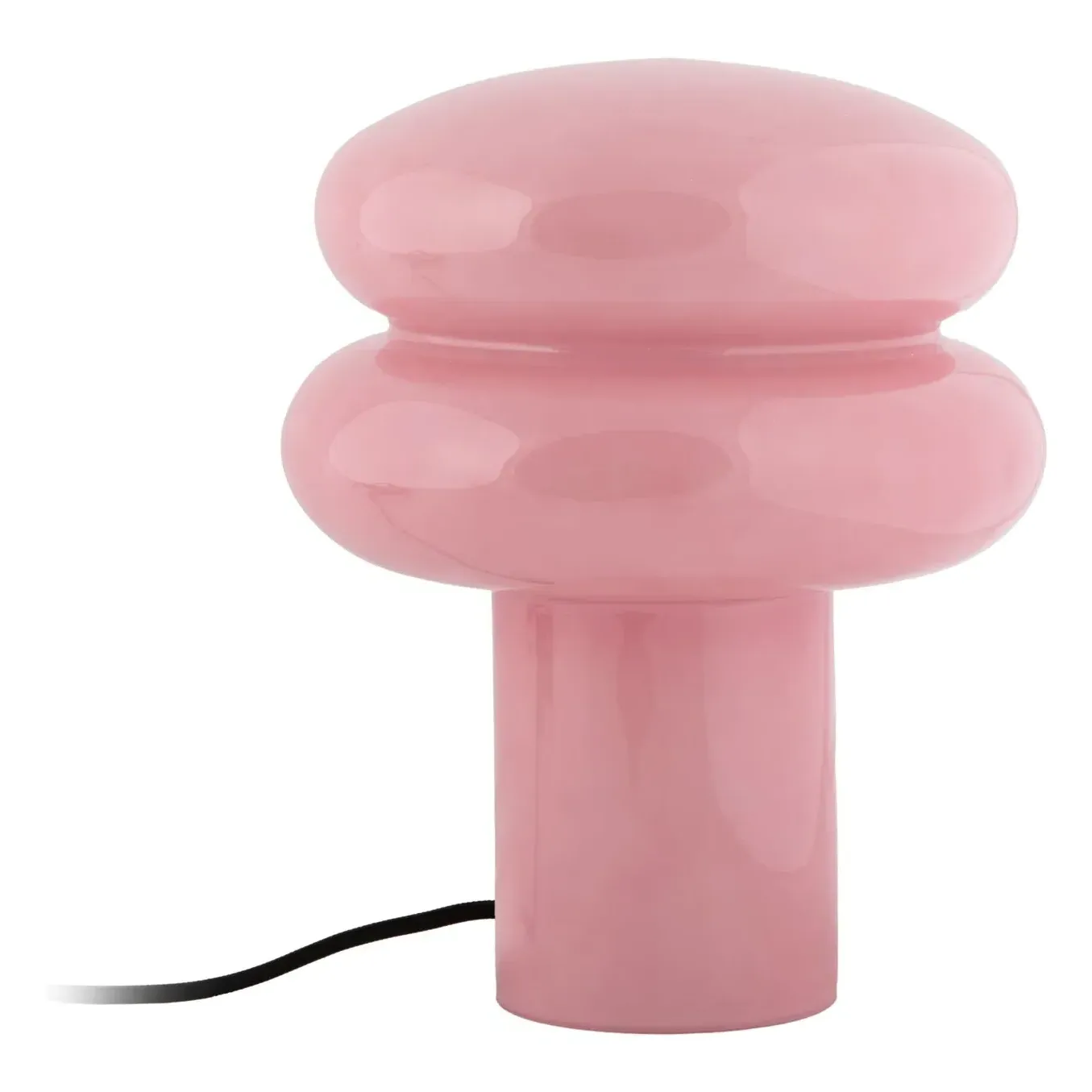 Incesante Double Ring Table Lamp - Pink, Glass product