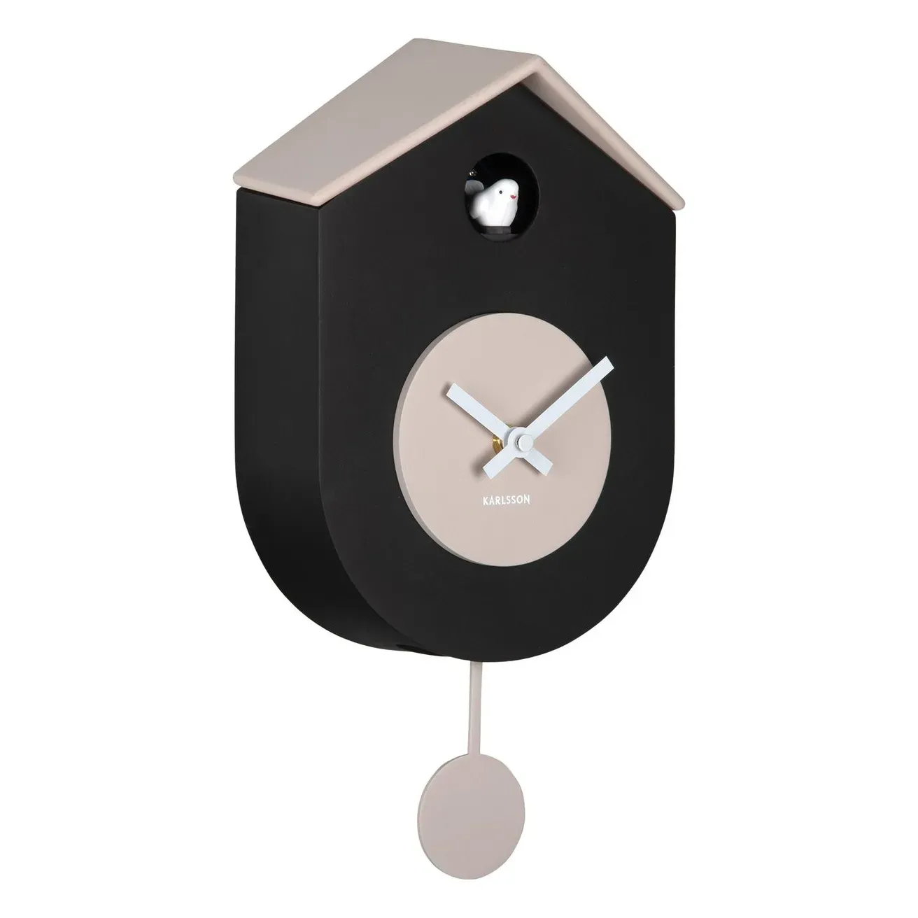Karlsson Grato Cuckoo Wall Clock - Black, ABS product