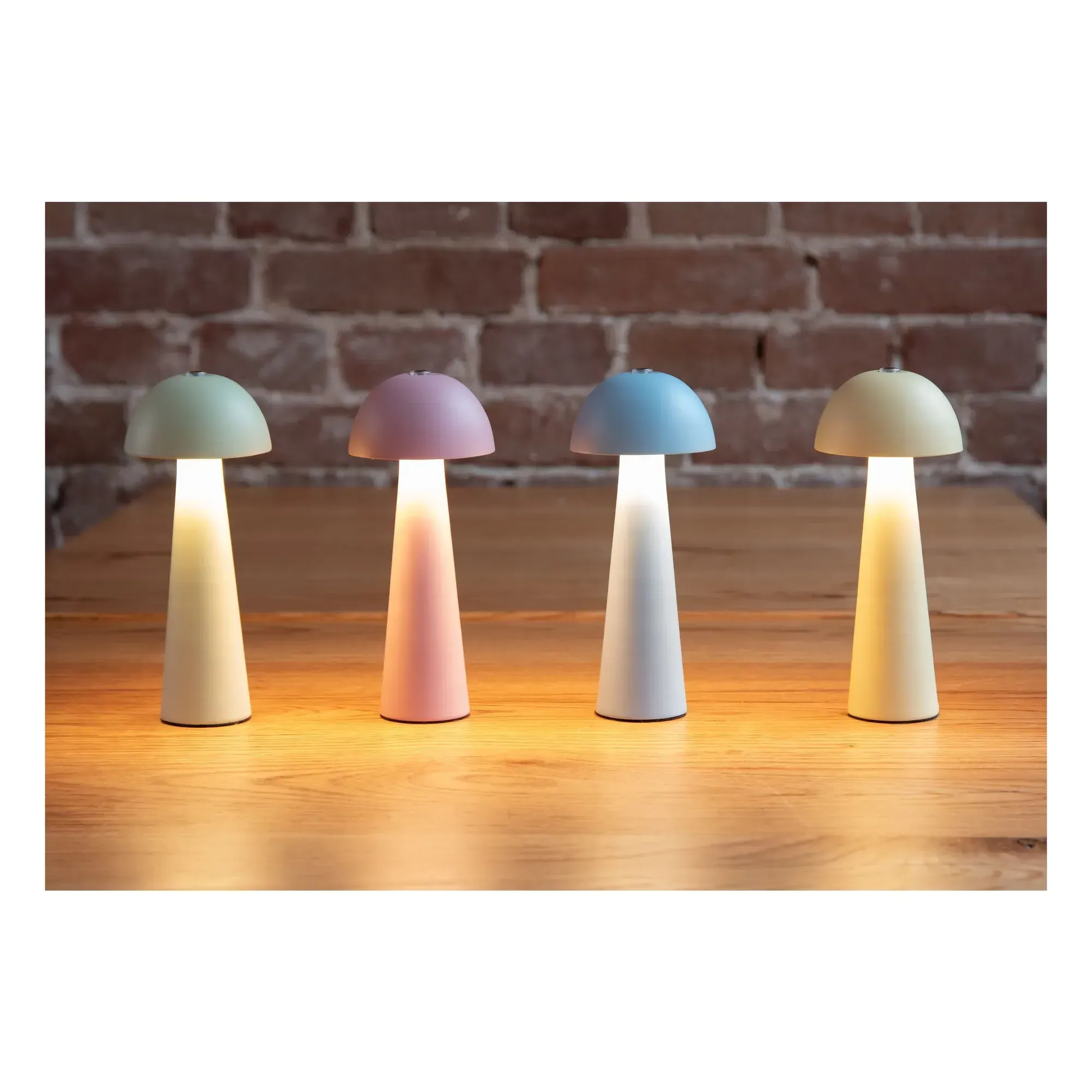 Leitmotiv Mini LED Dome Wireless Table Lamp - Green, Iron alternate view