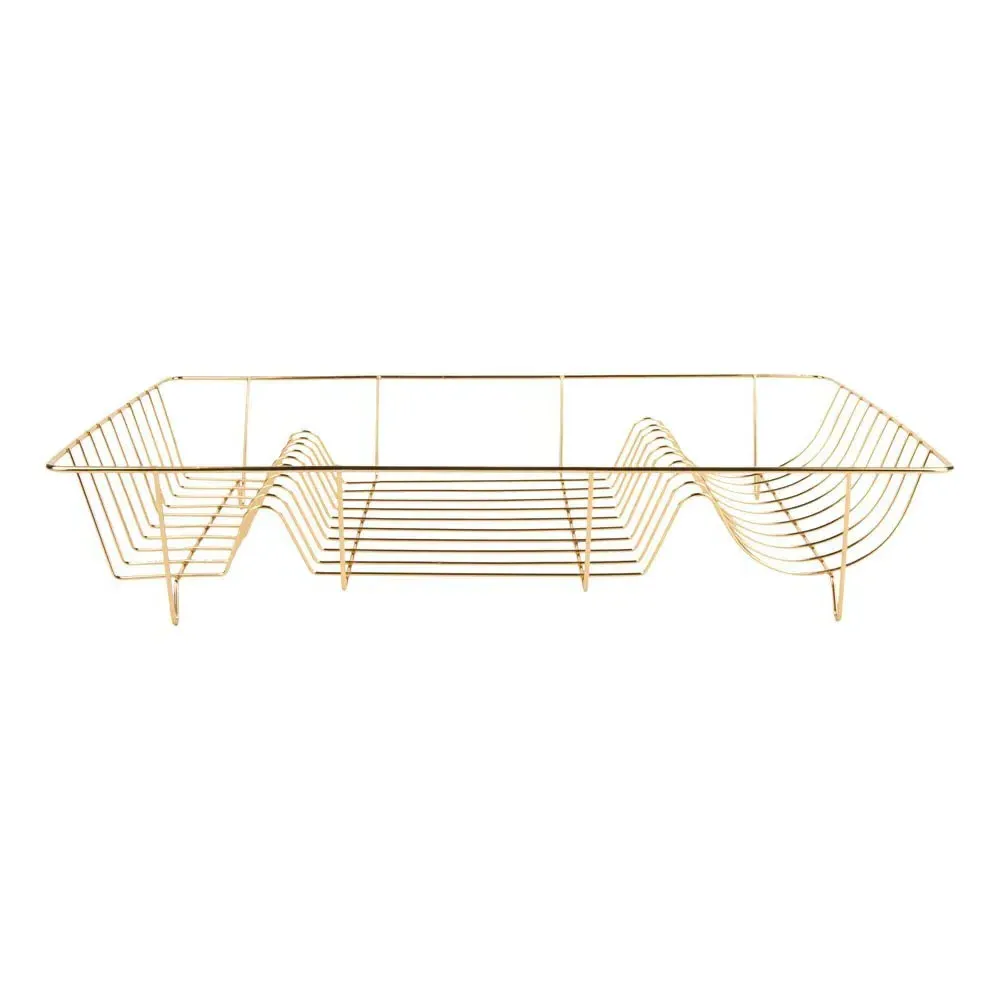 Linea Draining Rack - Gold, Metal alternate view