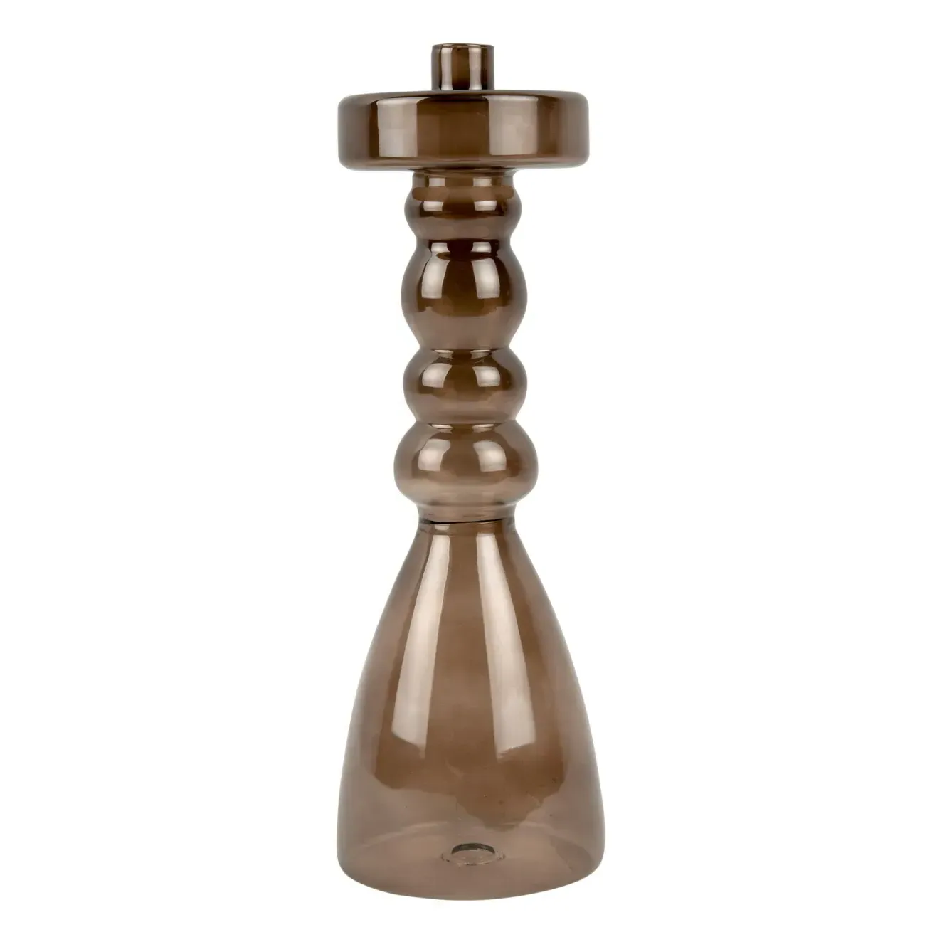 Pawn Glass Candle Holder - Brown, Glass product