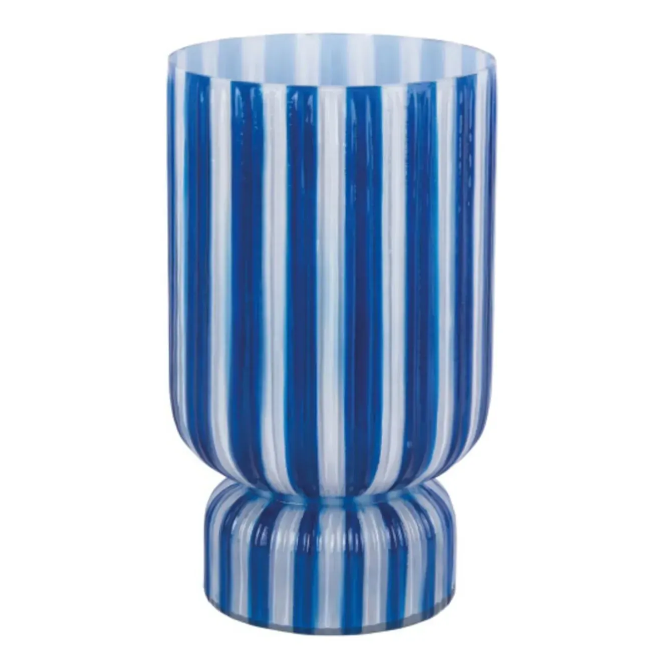Rayado Retro Round Vase - Cobalt, Glass alternate view
