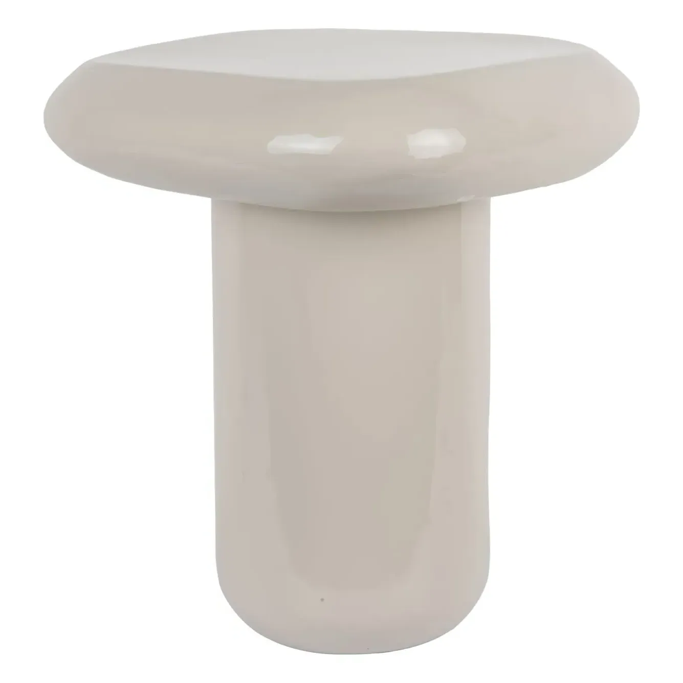 Roca Side Table - Grey, Iron alternate view