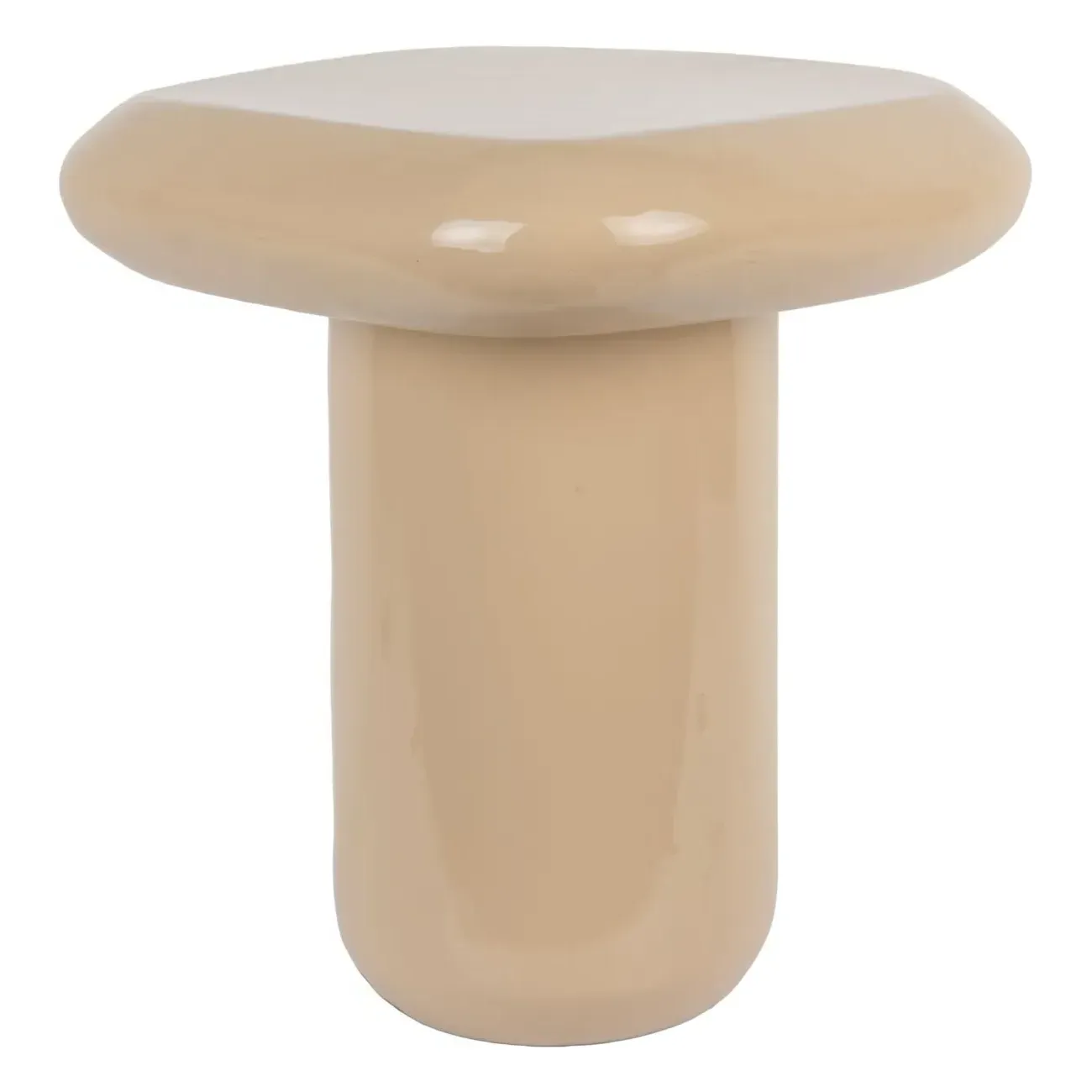 Roca Side Table - Light Brown, Iron alternate view