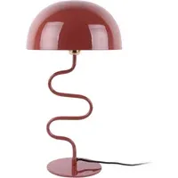 Twist Enamel Table Lamp - Red, Iron alternate view
