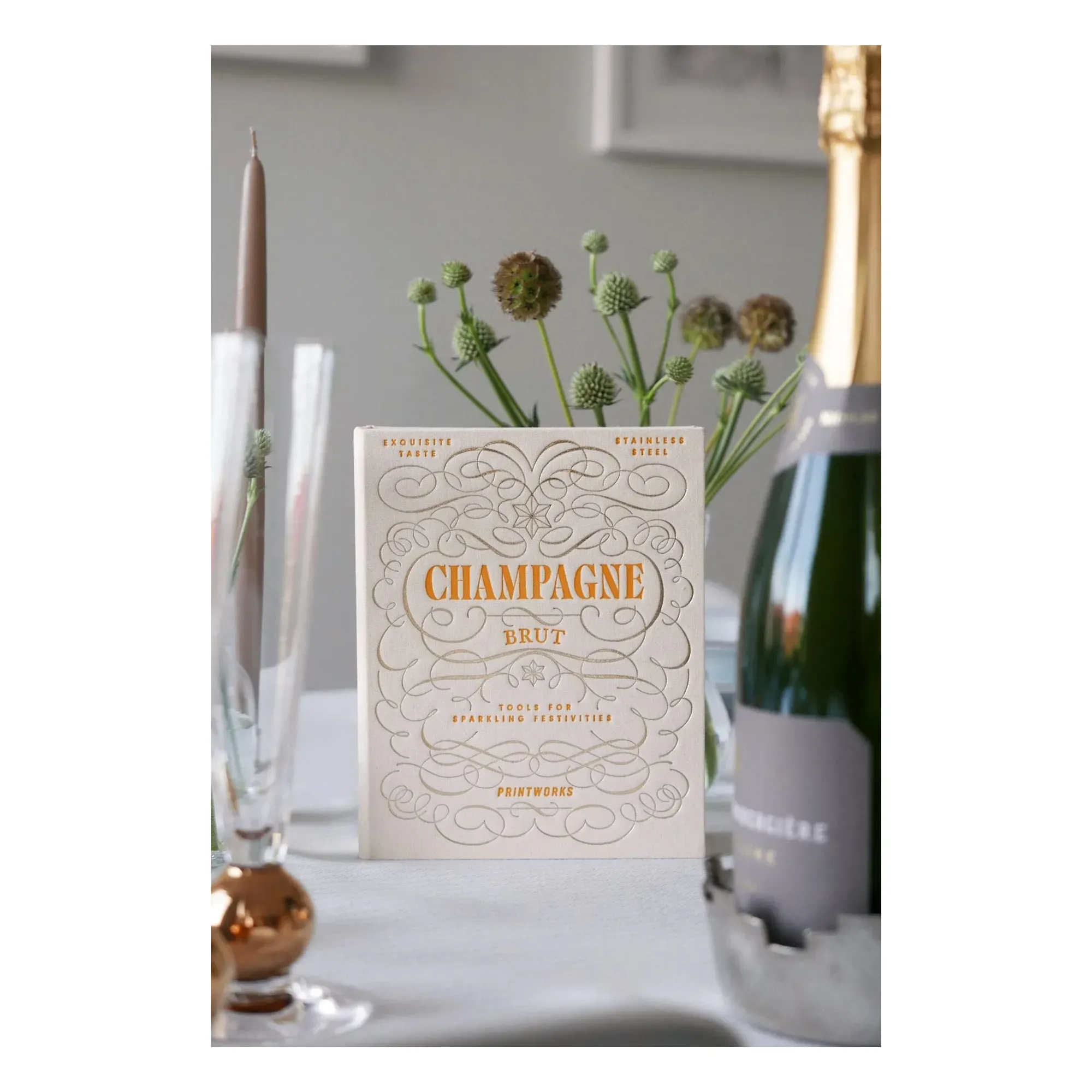PrintWorks Champagne Utensils Gift Set - Multicoloured alternate view