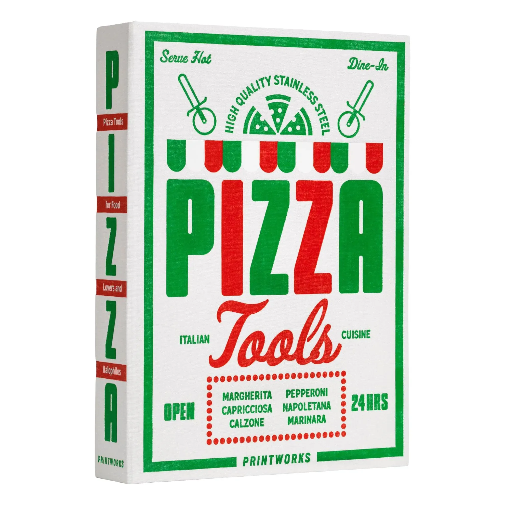 PrintWorks Pizza Utensils Set - Stainless Steel product