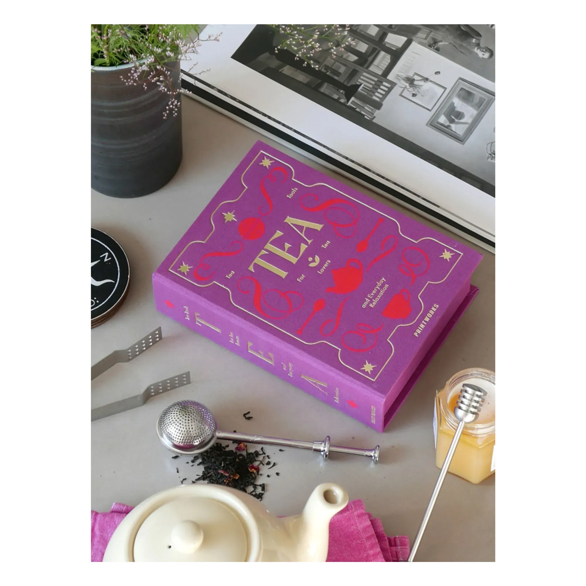 PrintWorks Tea Utensils Set - Stainless Steel alternate view