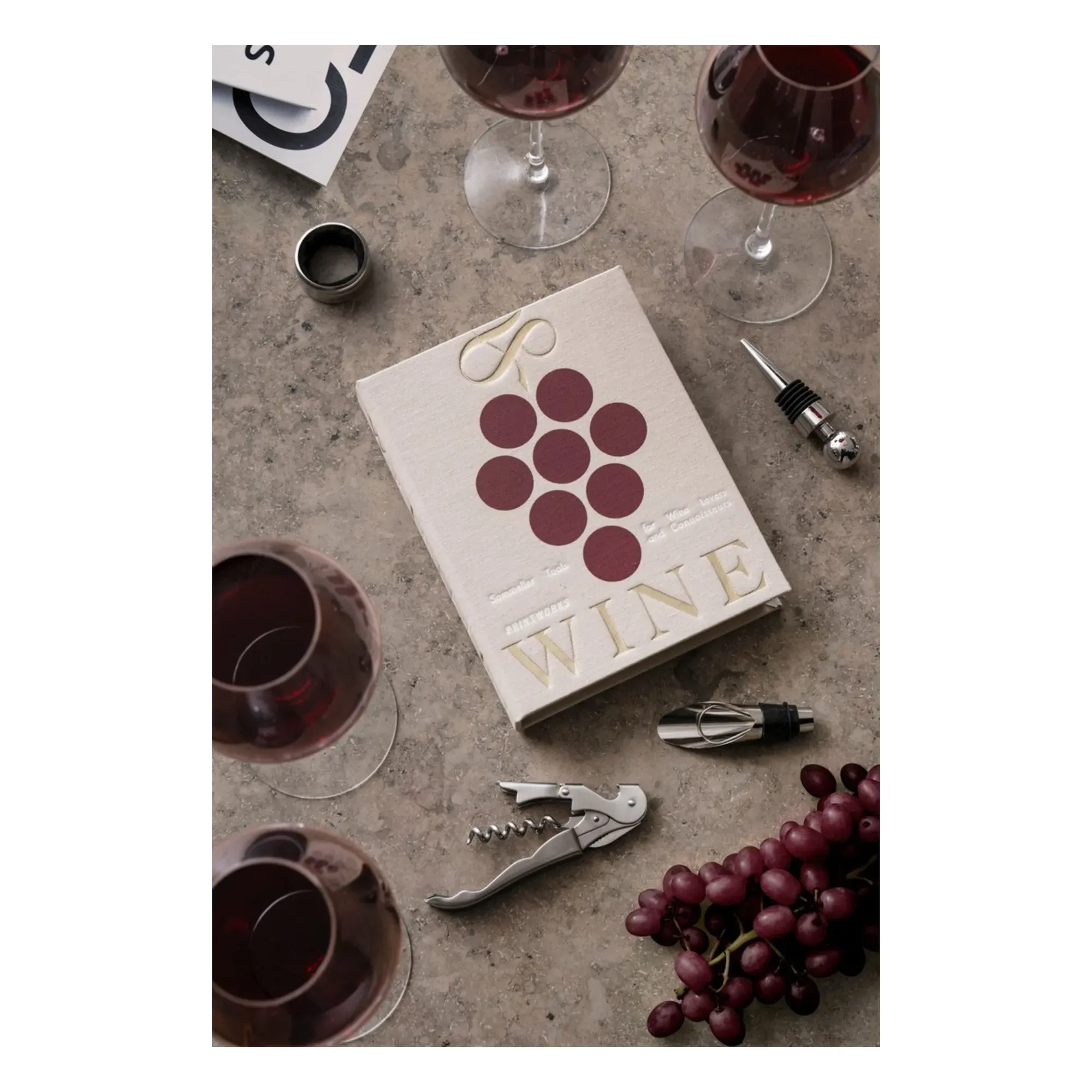 PrintWorks Wine Utensils Set - Stainless Steel alternate view