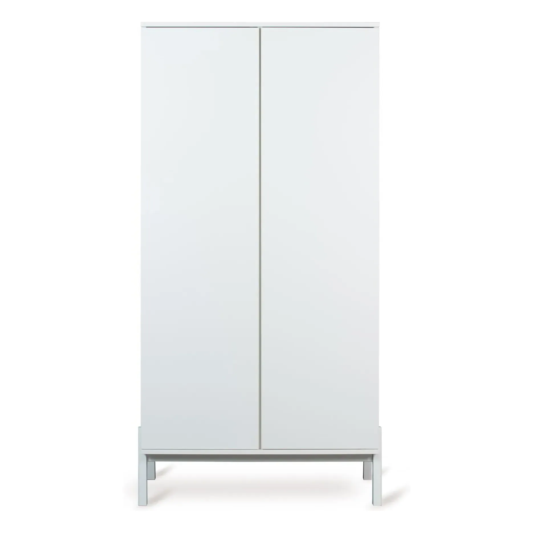 Ashi 2-Door Wardrobe with Push System - Cream, Melamine product