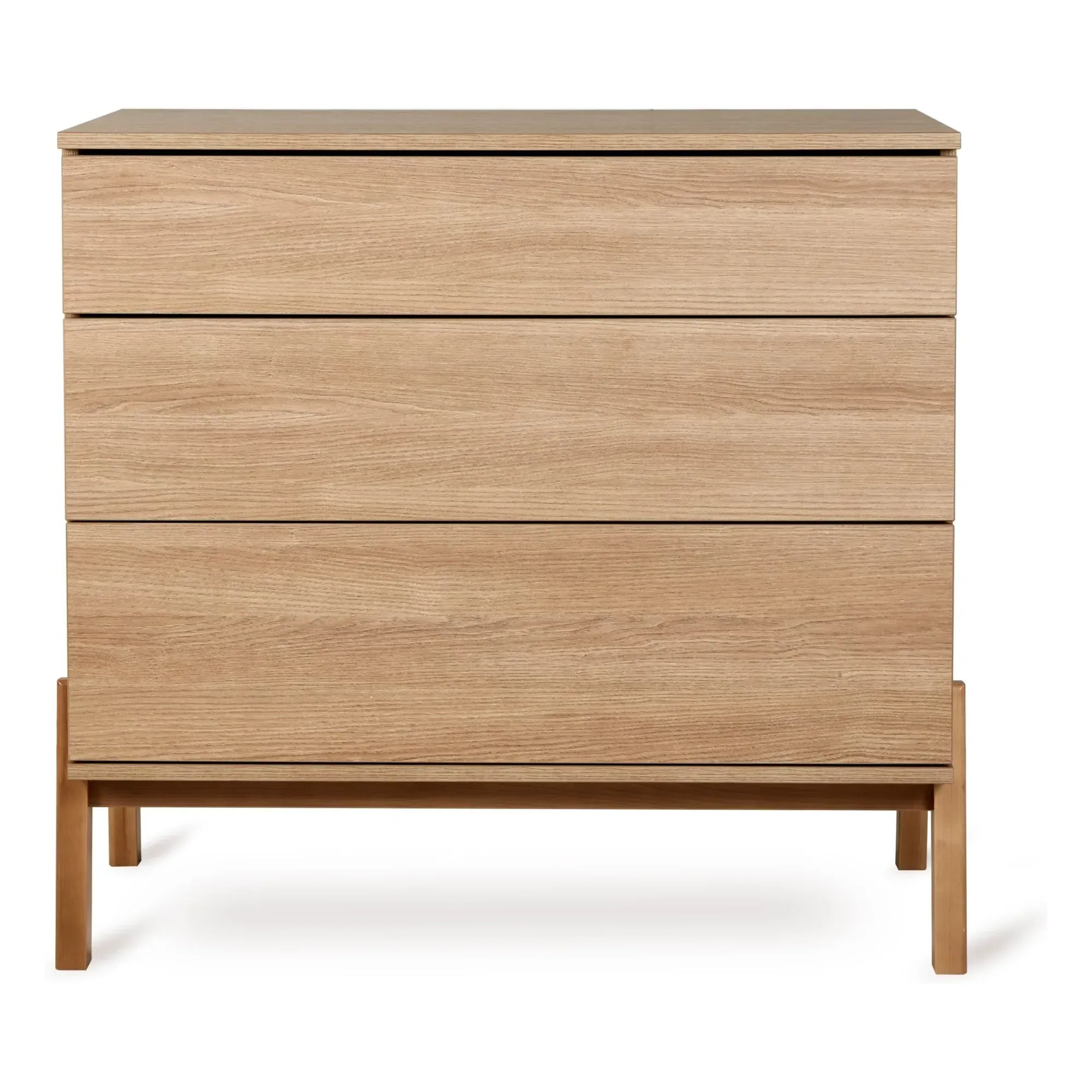 Ashi Chest of Drawers with Push-to-Open - Honey, Melamine product