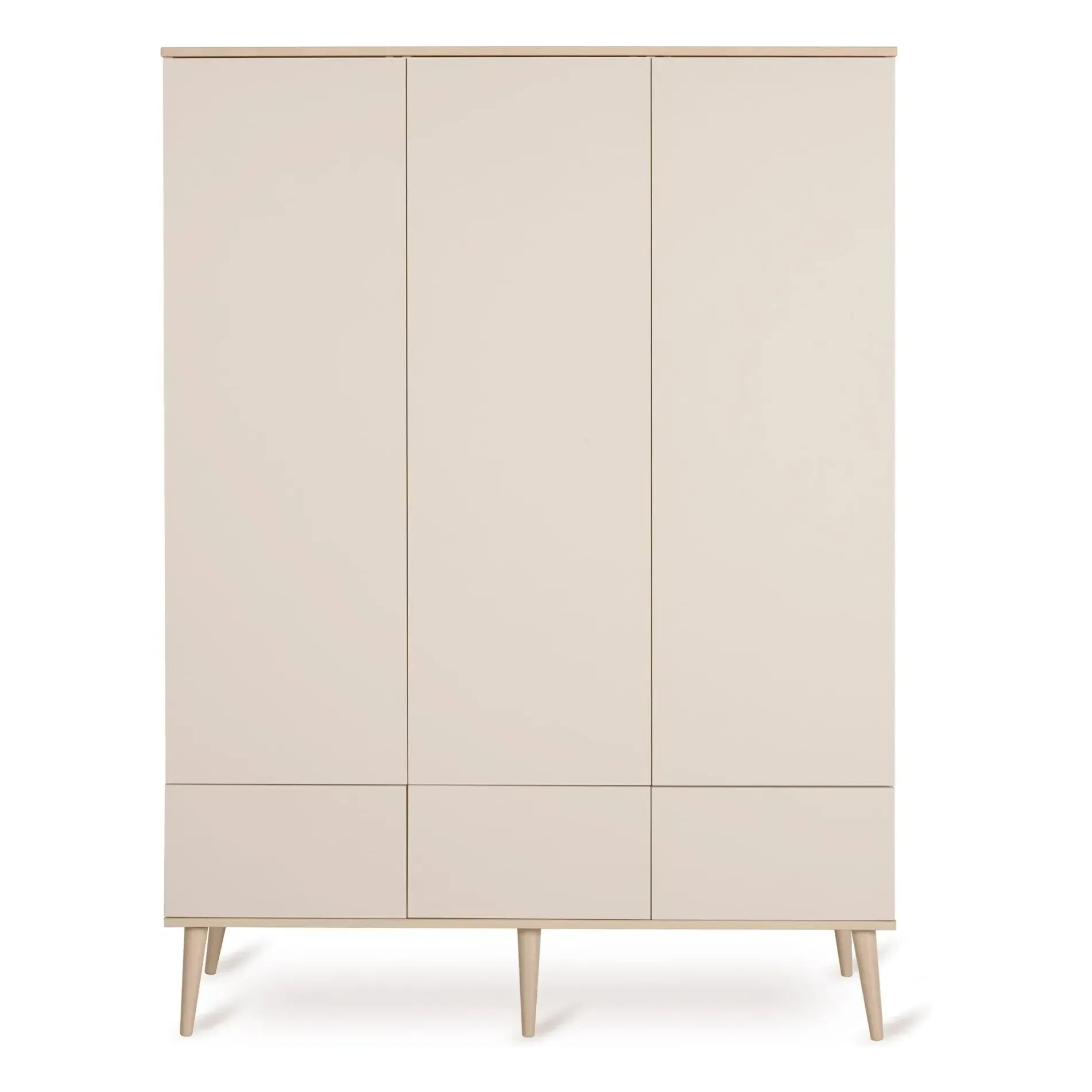 Flow Wardrobe with Drawers - Clay, Melamine product