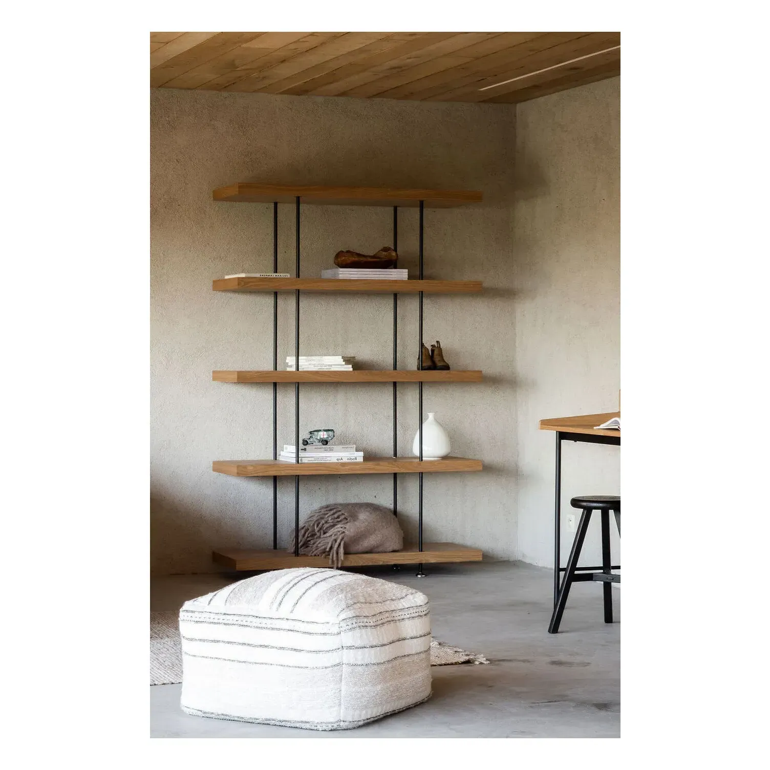 Hai No Ki Shelving Unit - Natural, Ash Wood alternate view