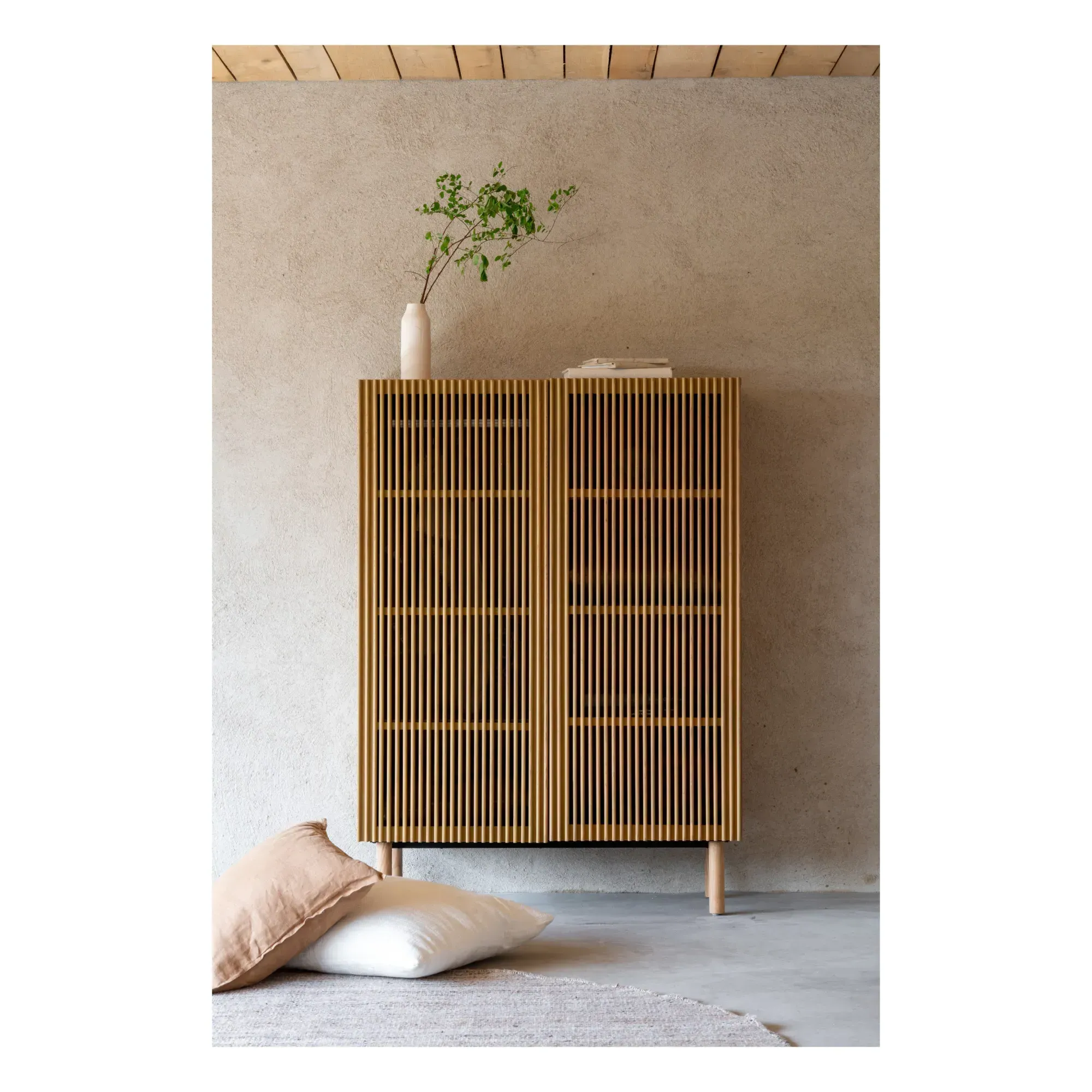 Hai No Ki Wardrobe - Natural, Ash Wood alternate view