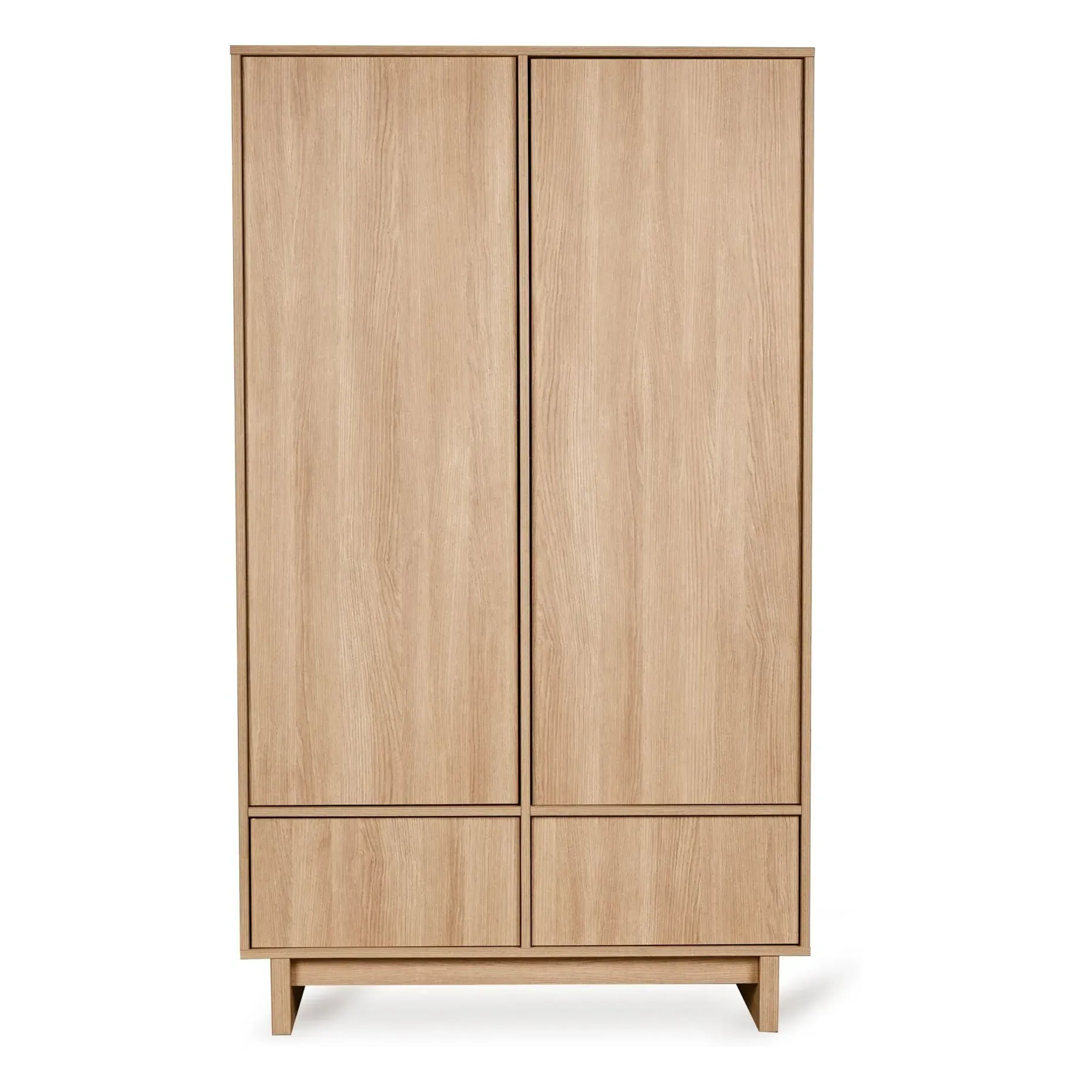 Kyo 2-Door Wardrobe with Storage - Honey, Melamine product