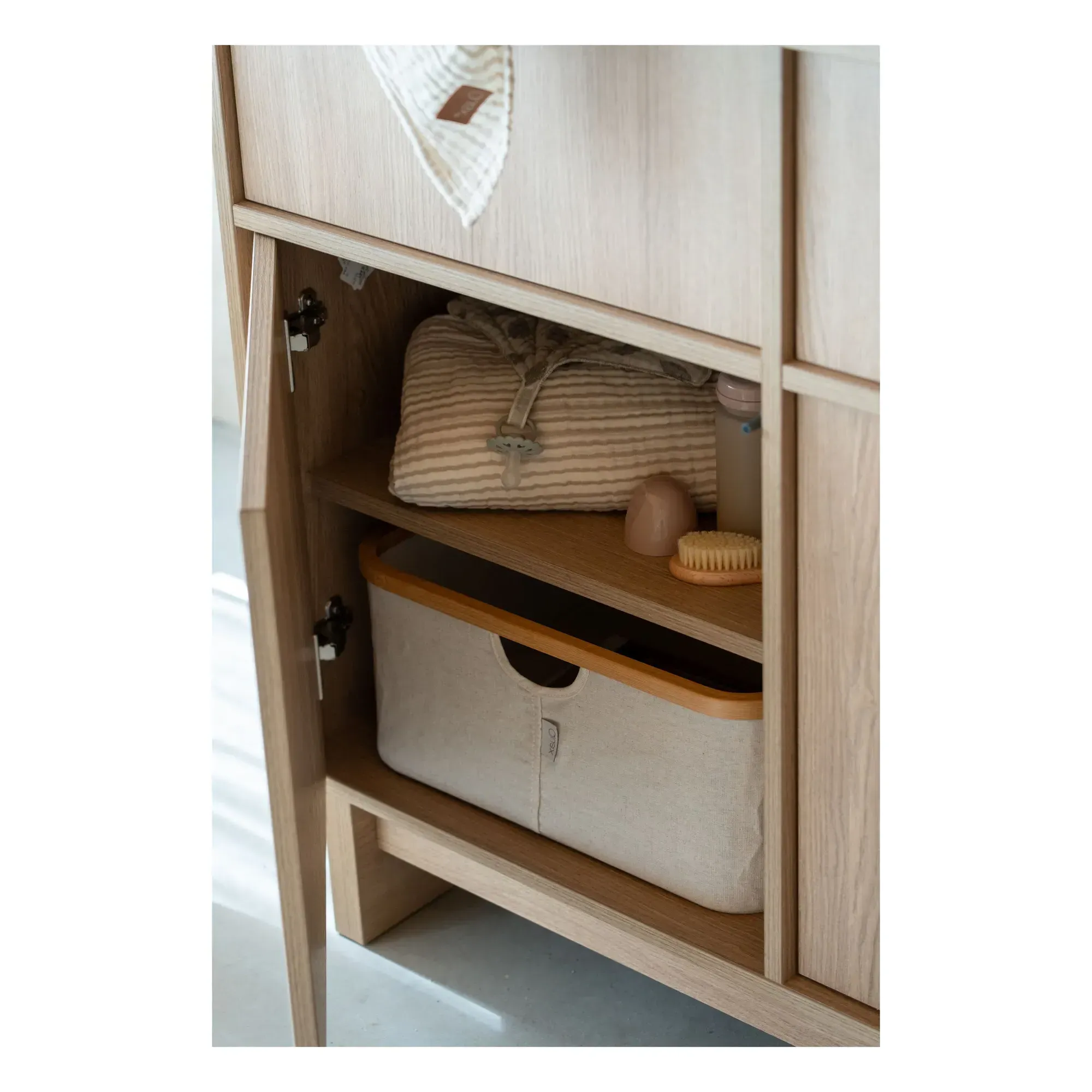 Kyo Storage Basket - Beige, Bamboo alternate view