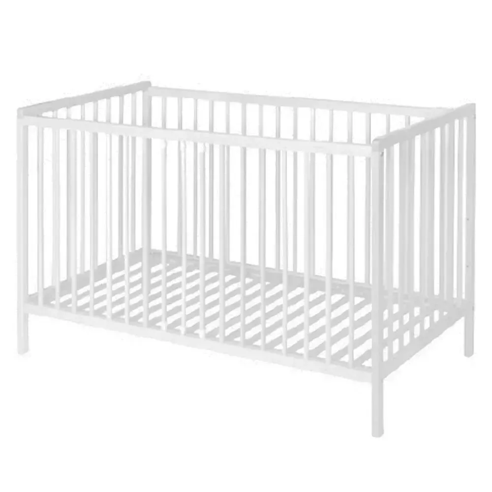 Quax Cot with Adjustable Base - White, Beech product