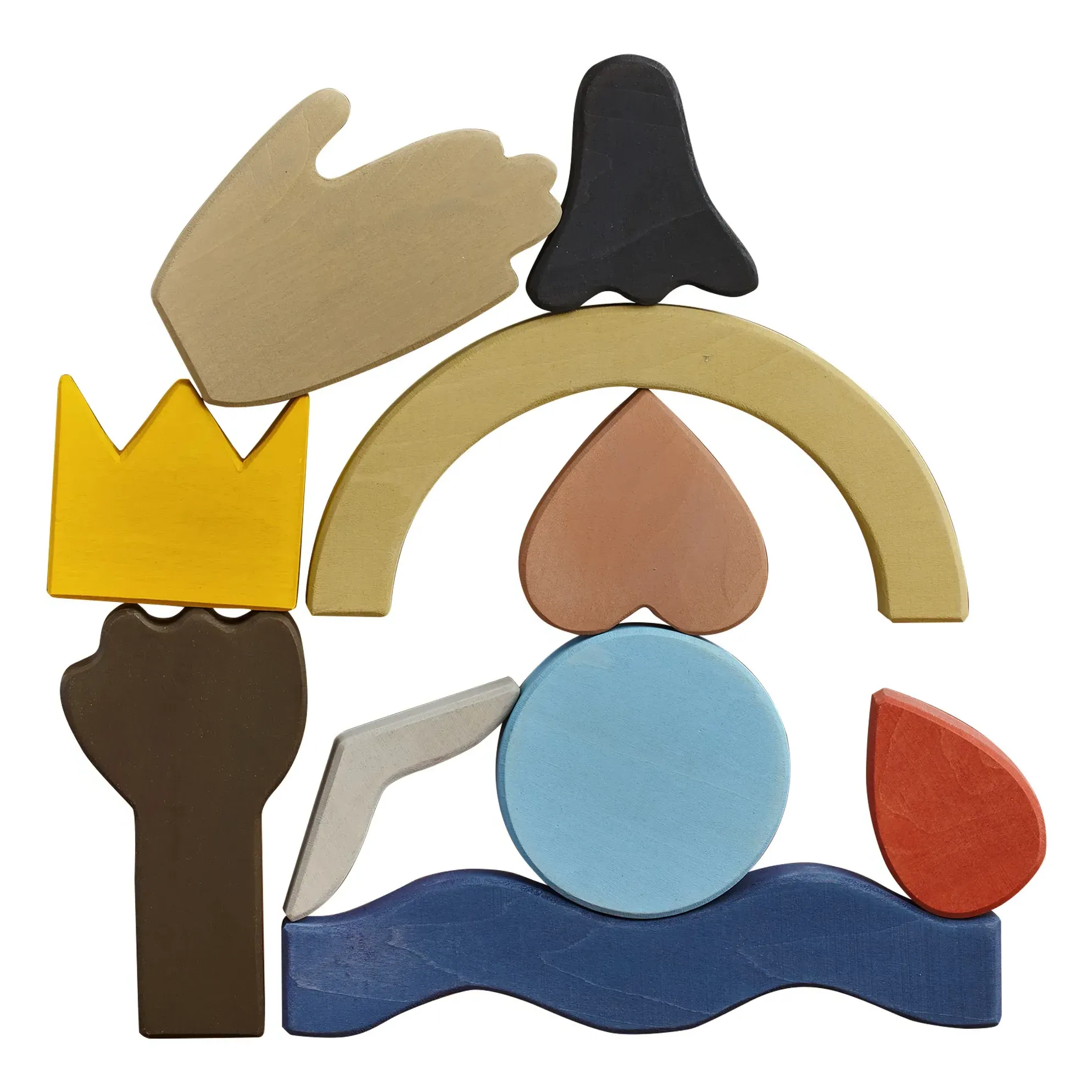 Raduga Grez Wooden Decoration Figurines Set - Multicoloured product