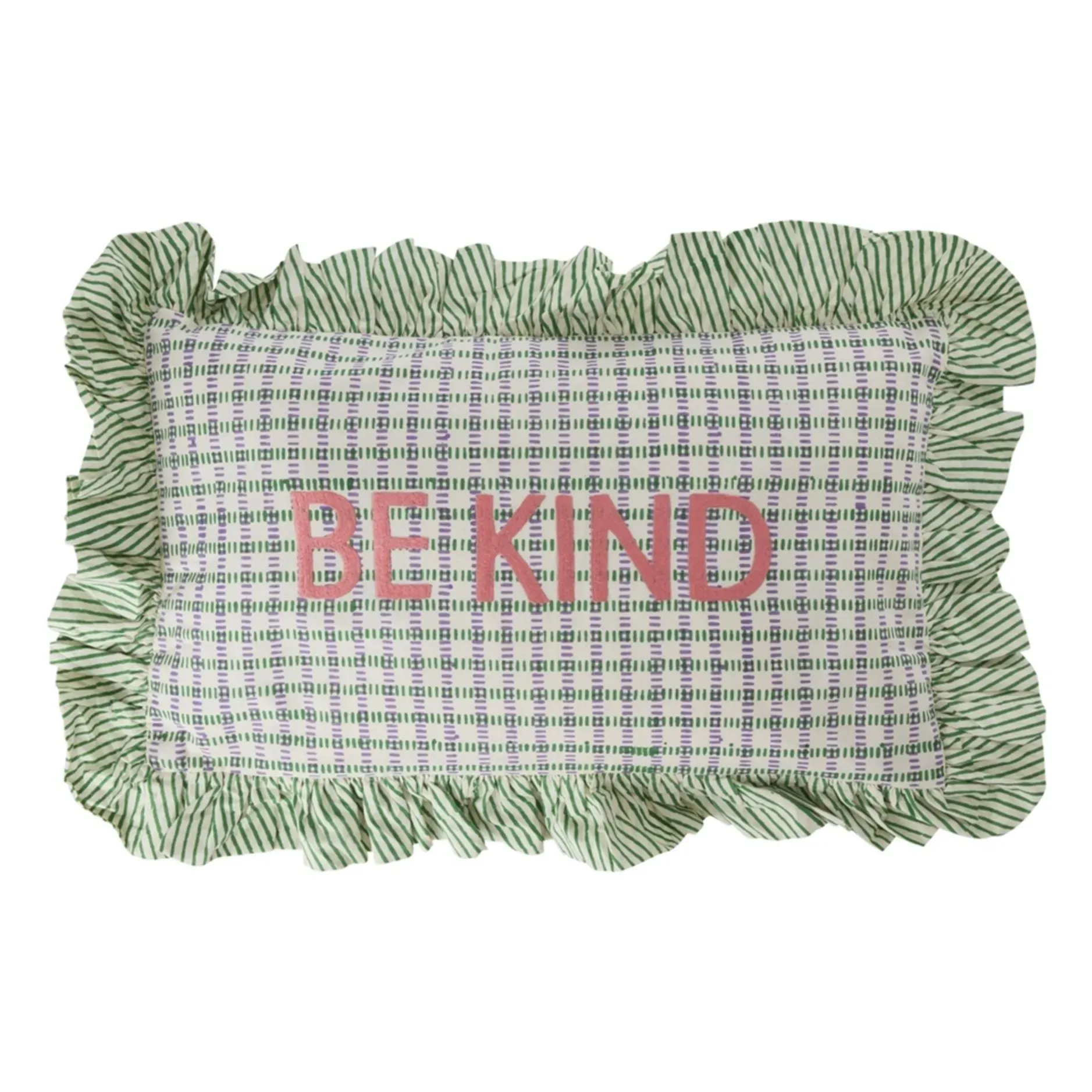 Be Kind Cushion - Green, Cotton product