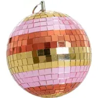 Disco Ball Christmas Decoration - Pink alternate view